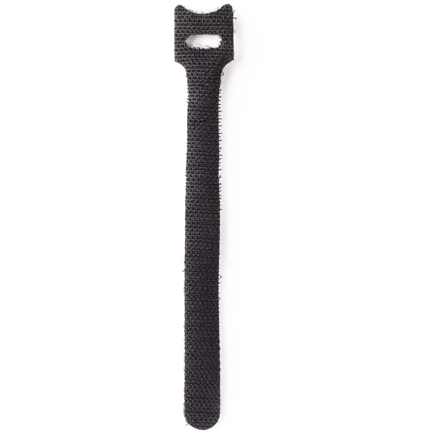 StarTech 6in (15cm) Hook and Loop Cable Ties, Black, Reusable Cable Straps, Adjustable and Flexible for Cable Management - 50 Pack