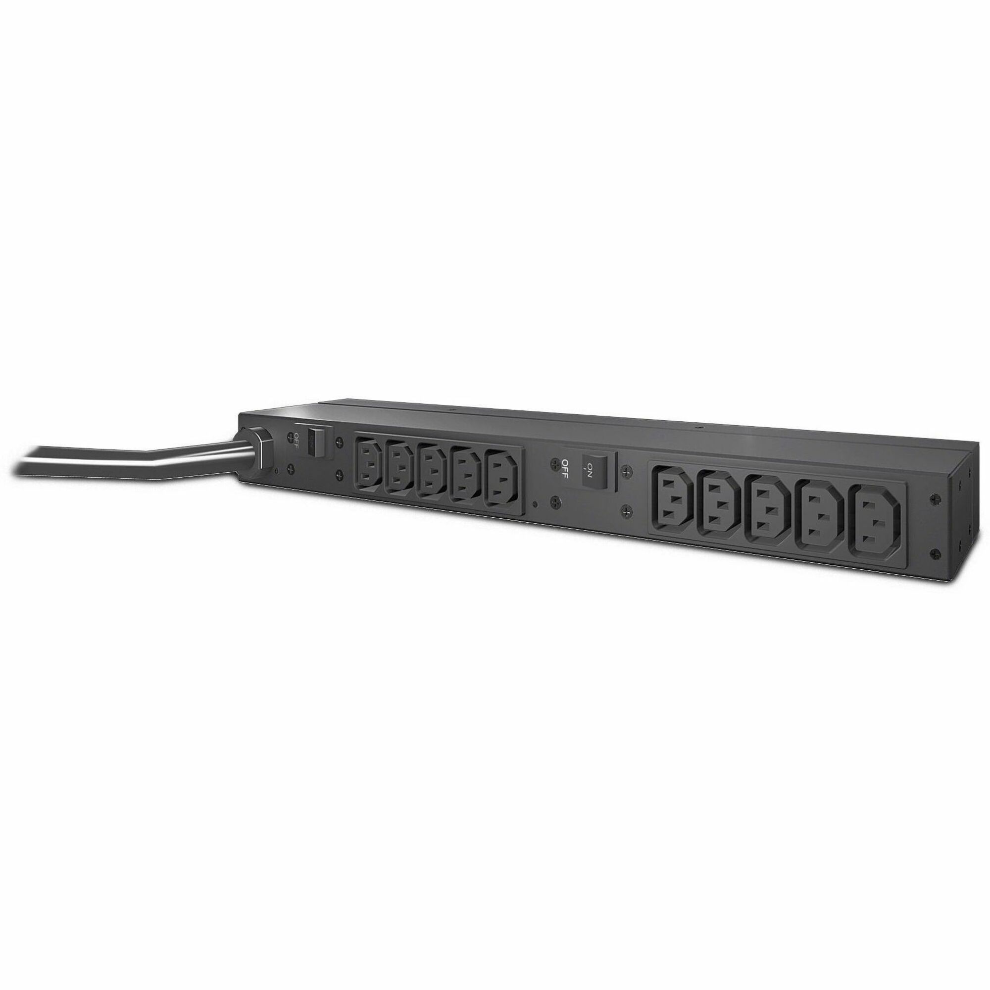 APC NetShelter Basic Rack PDU, 1U, 30A, 208V, 10 C13 outlets