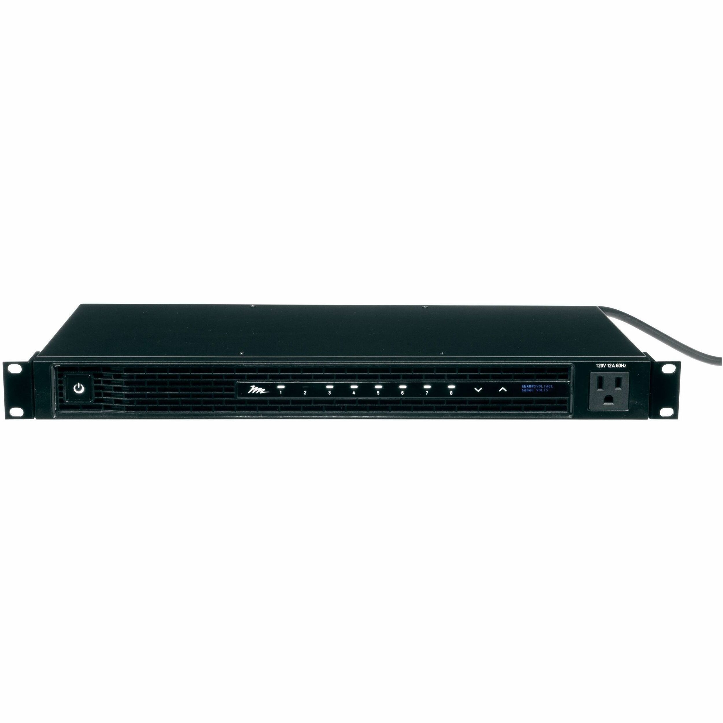 Middle Atlantic Premium Plus 9-Outlet Rack Mount Power Distribution Unit with RackLink - Series Surge Protection