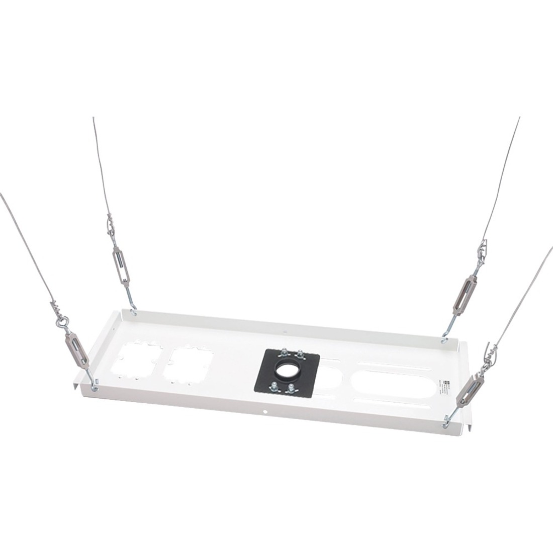 Chief Above Tile Suspended Ceiling Kit - 3 Inch Fixed Pipe - For Projectors - White