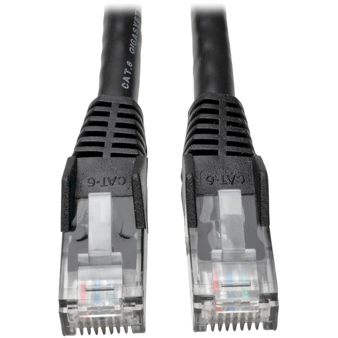 Tripp Lite by Eaton Cat6 Gigabit Snagless Molded (UTP) Ethernet Cable (RJ45 M/M) PoE Black 50 ft. (15.24 m)