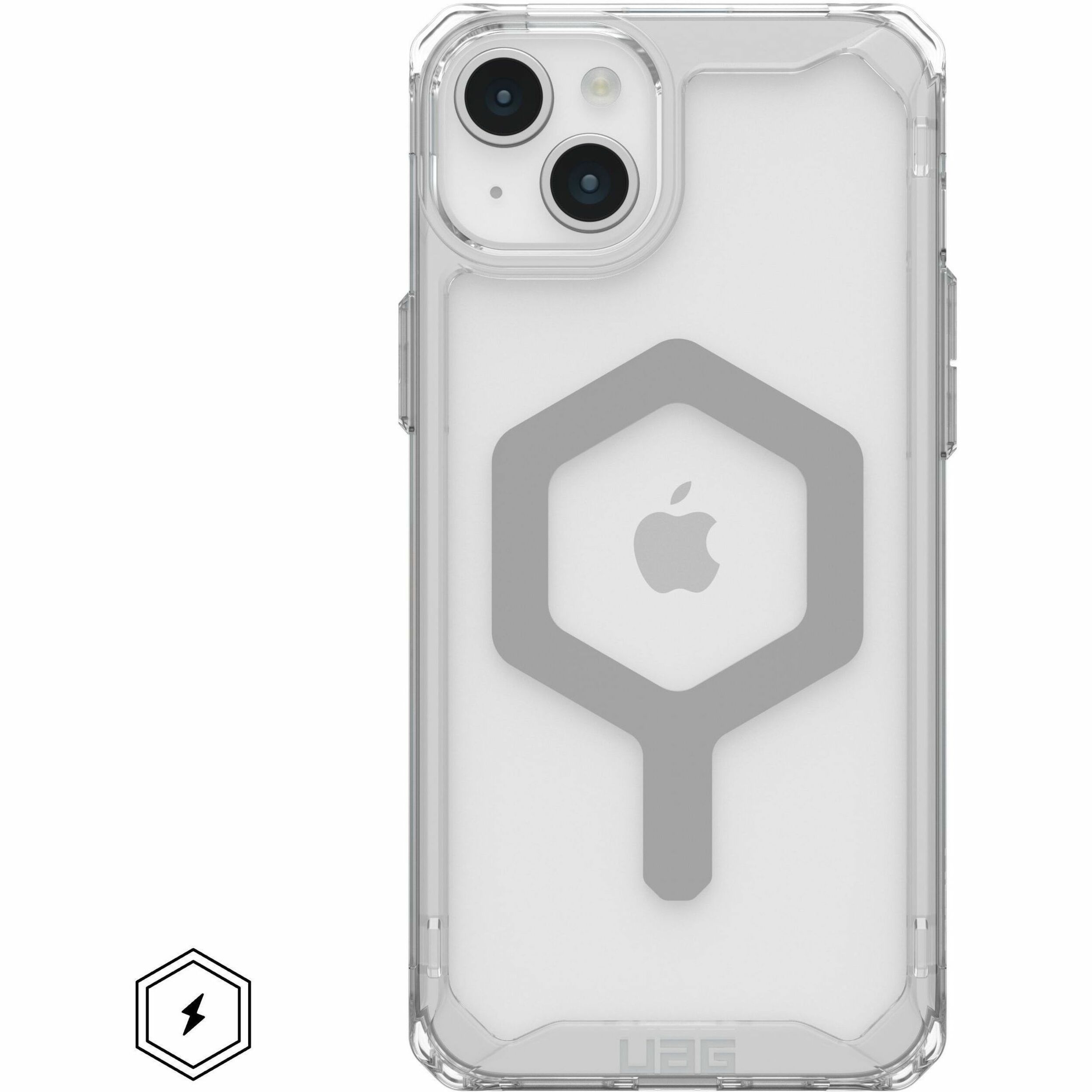 Urban Armor Gear Plyo iPhone 15 Plus Case - Ice/Silver