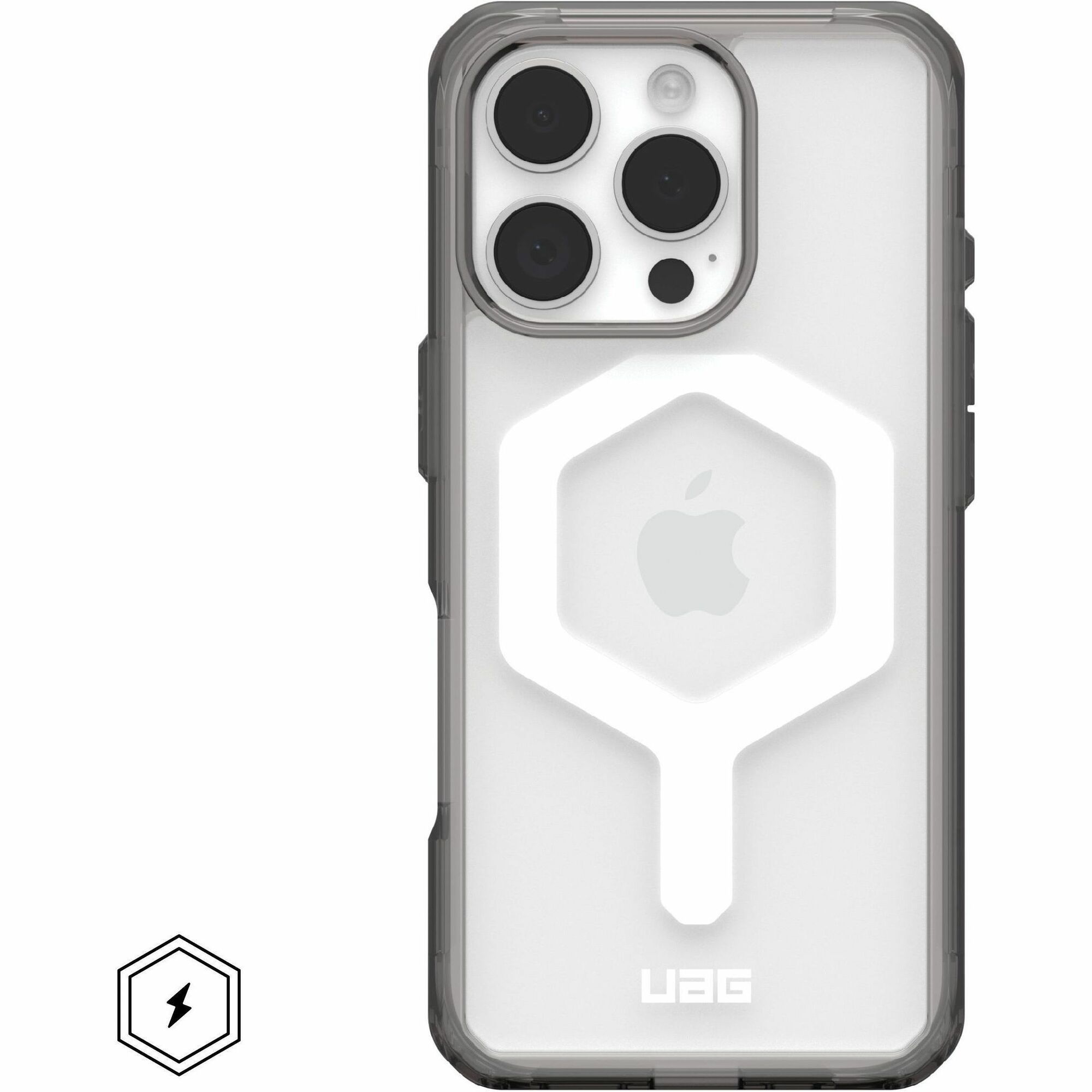Urban Armor Gear Plyo iPhone 16 Pro Case - Ash/White