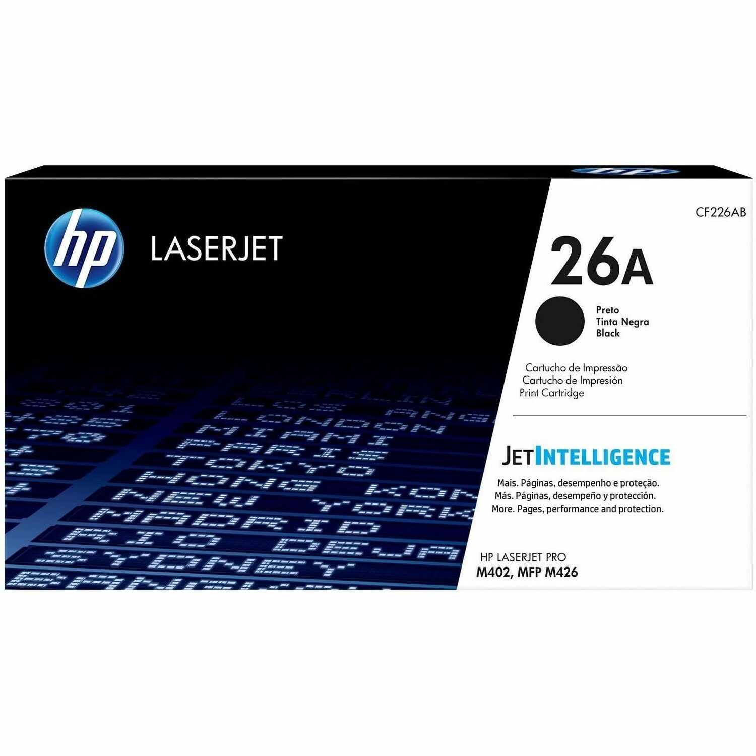 HP 26A Original Average Yield Laser Toner Cartridge - Dual Pack - Black - 2 / Carton