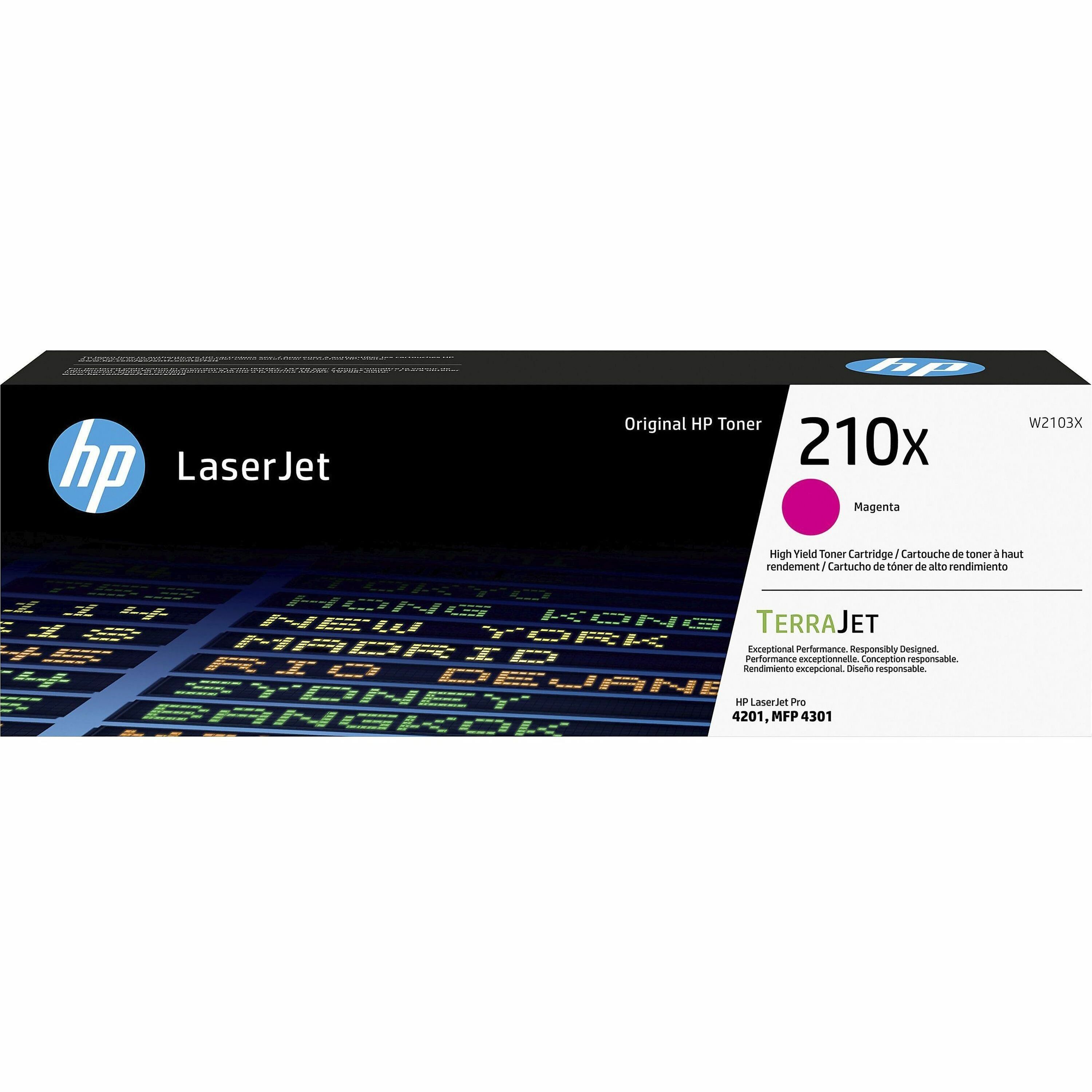 HP 210X Original High Yield Laser Toner Cartridge - Magenta - 1 Each