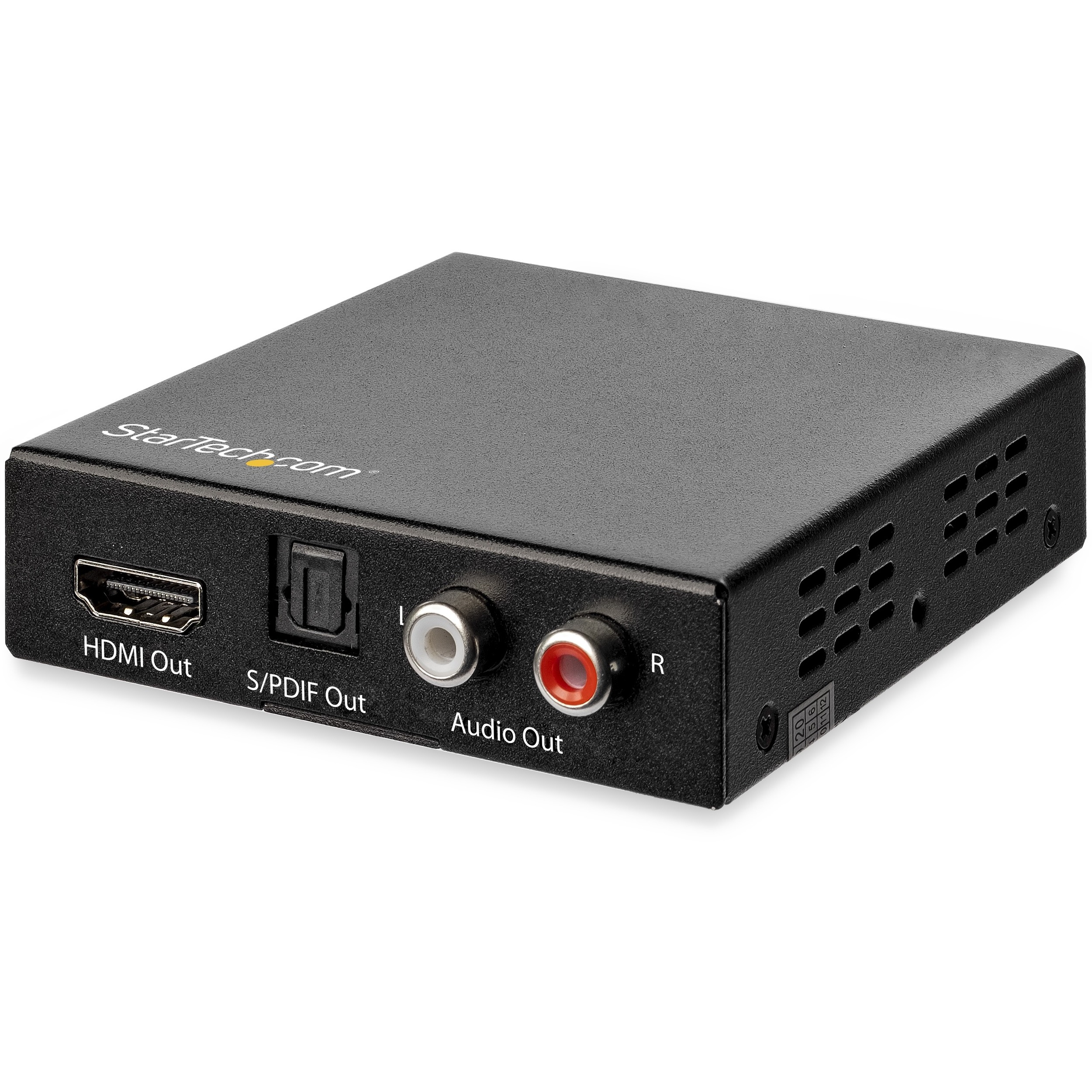 StarTech HDMI Audio Extractor with 40K 60Hz - HDMI Audio De-embedder - HDR - Toslink Optical Audio - Dual RCA Audio - HDMI 2.0