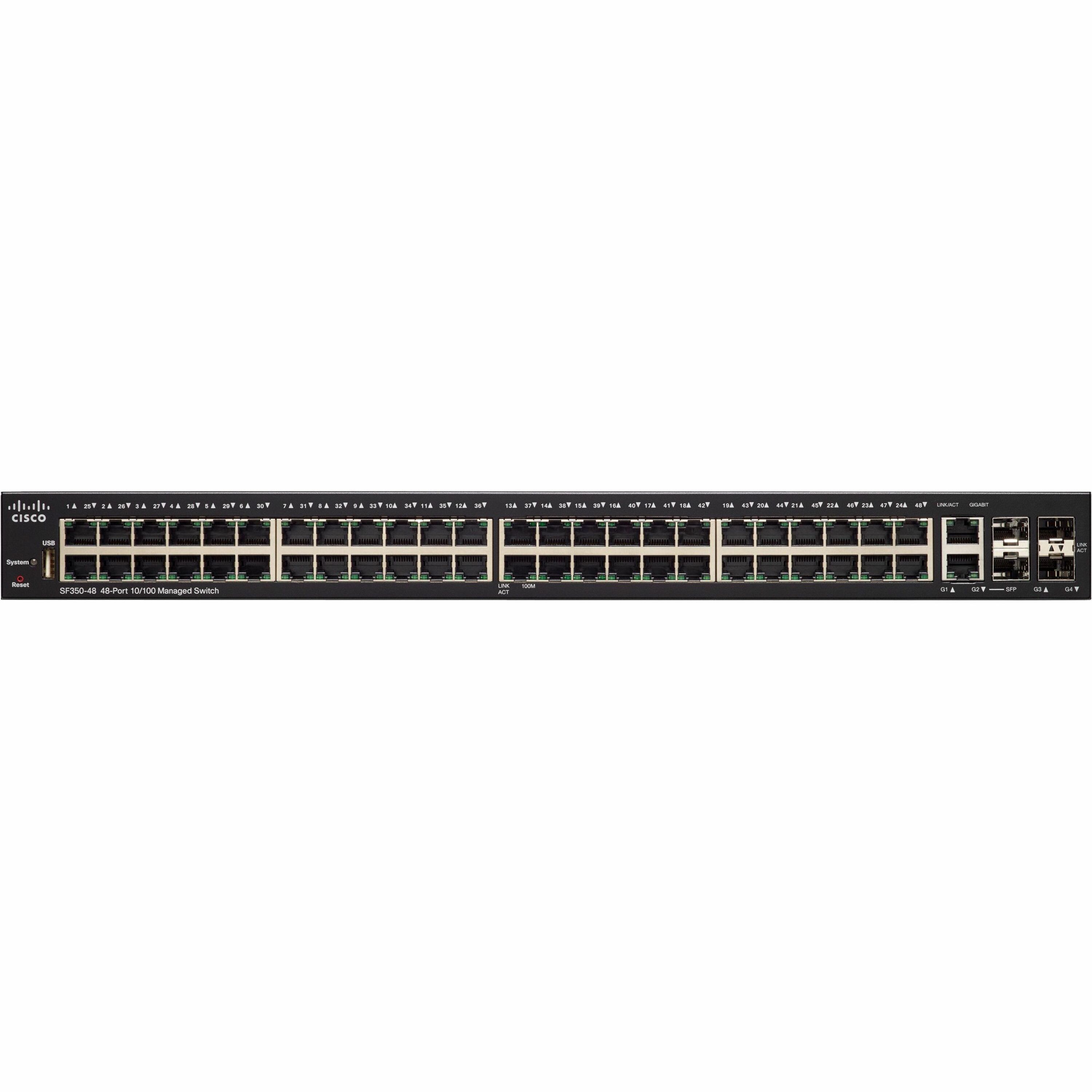 Cisco SF350-48 48-Port 10 100 Managed Switch