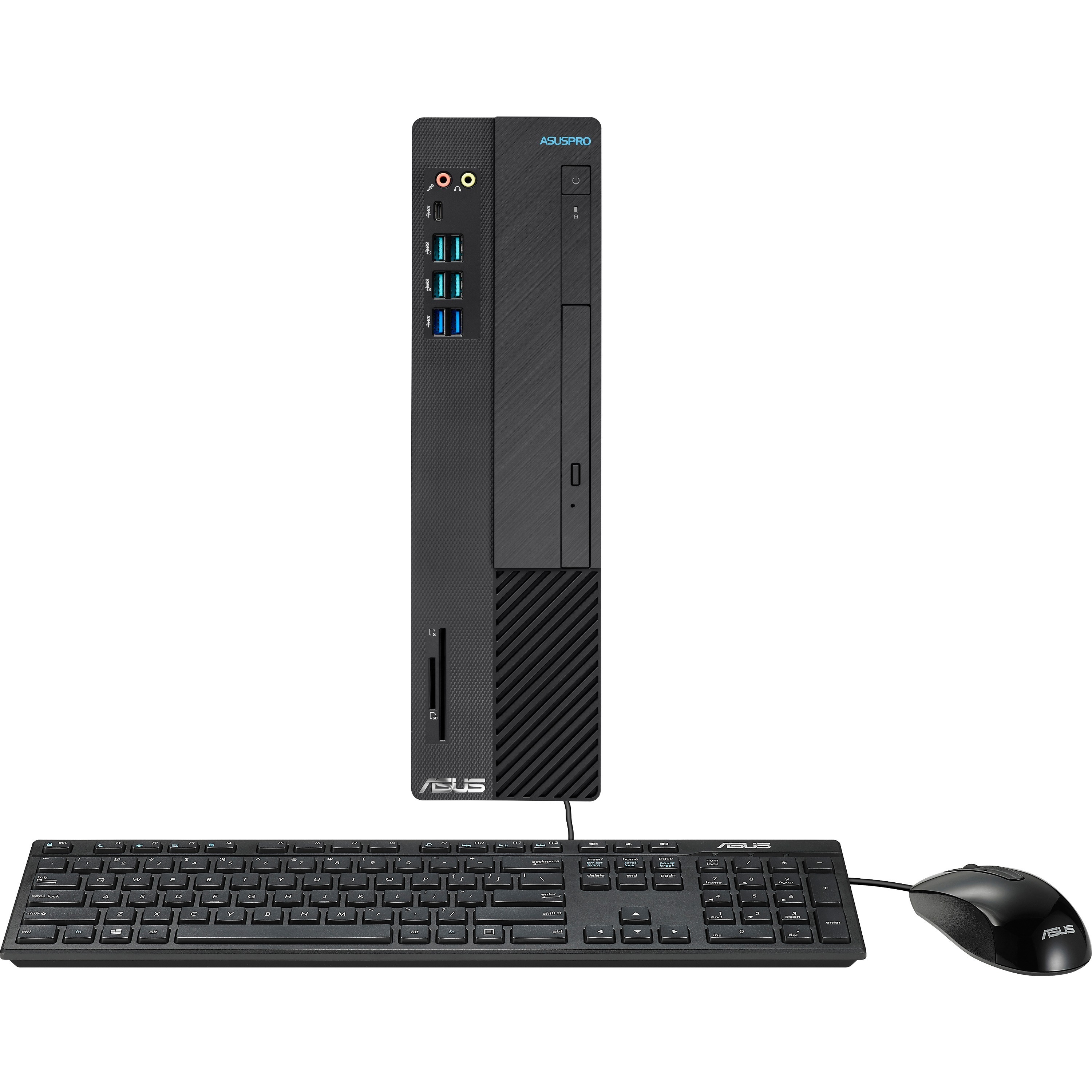 Asus ASUSPRO D641SC D641SC-XB501 Desktop Computer - Intel Core i5 9th Gen i5-9400 - 8 GB - 512 GB SSD - Small Form Factor - Black