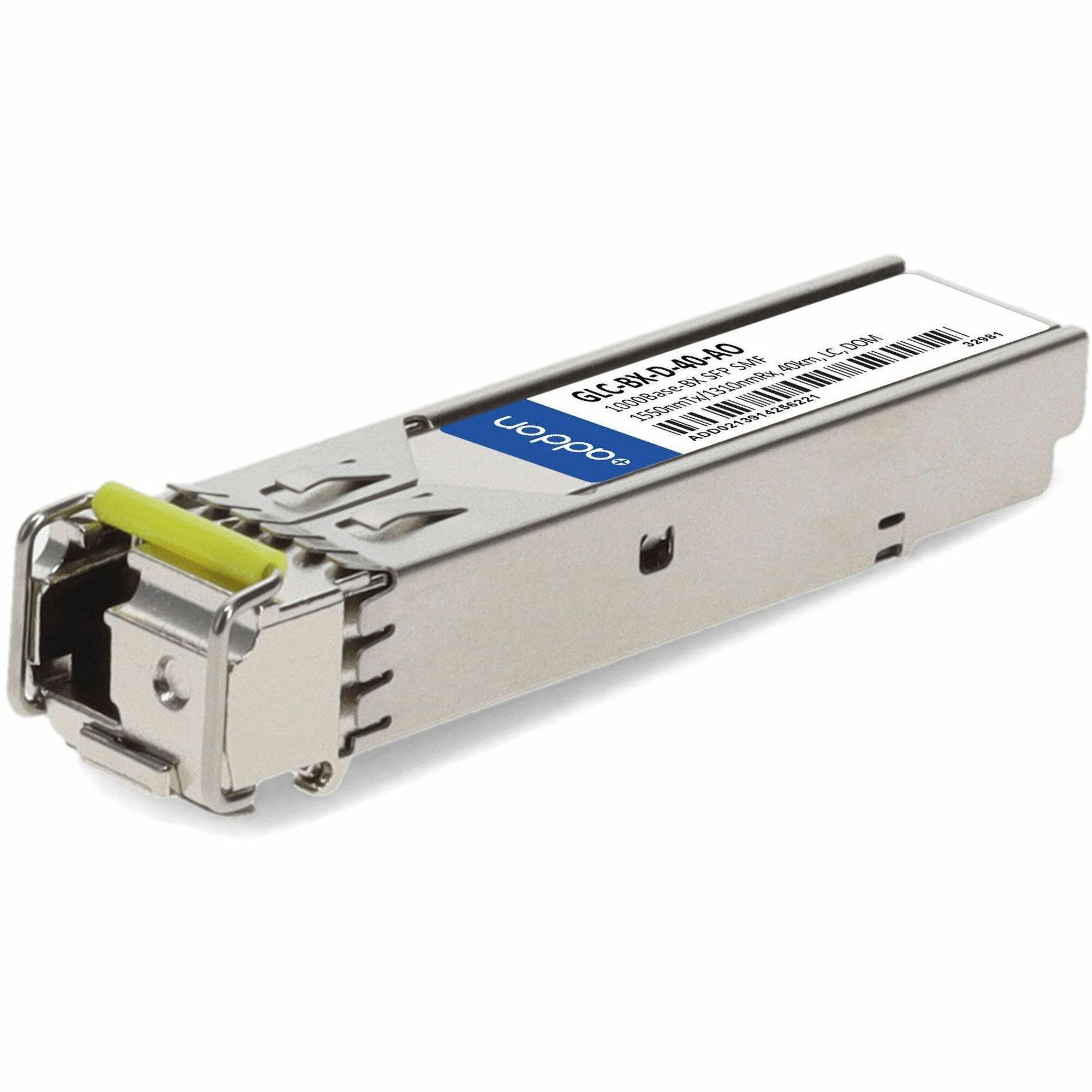 AddOn Cisco GLC-BX-D-40 Compatible TAA Compliant 1000Base-BX SFP Transceiver (SMF, 1550nmTx/1310nmRx, 40km, LC, DOM)