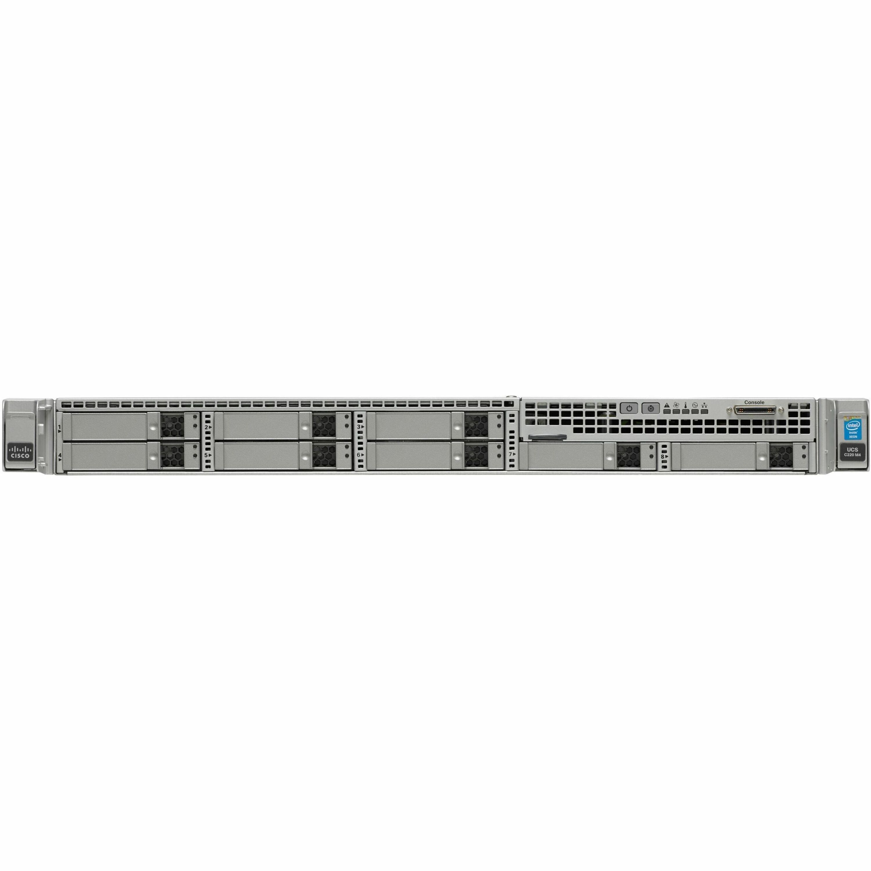 Cisco C220 M4 1U Rack Server - 2 x Intel Xeon E5-2680 v4 2.40 GHz - 128 GB RAM - Serial ATA/600, 12Gb/s SAS Controller
