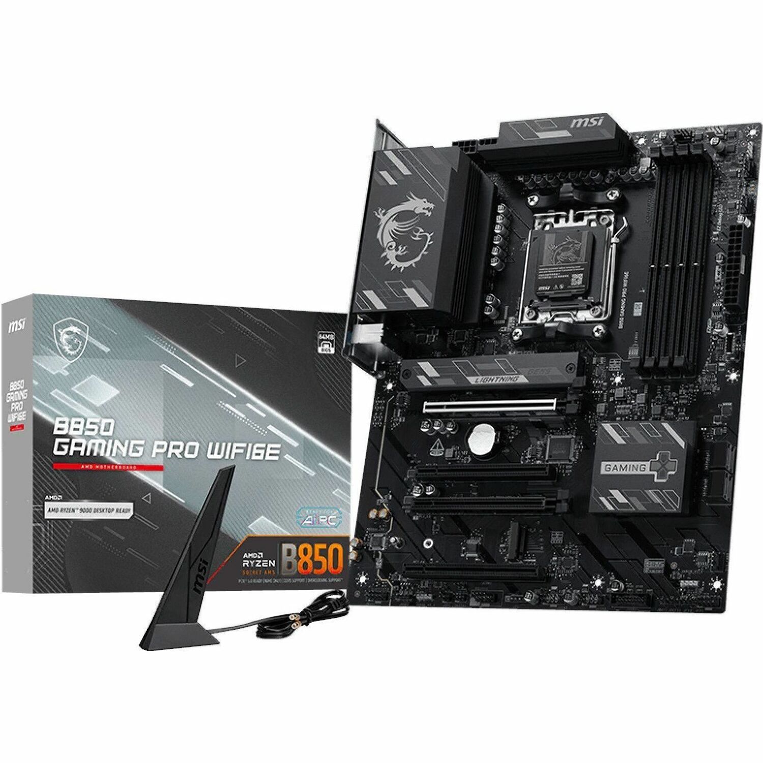 MSI B850 GAMING PRO WIFI6E Gaming Desktop Motherboard - AMD B850 Chipset - Socket AM5 - ATX