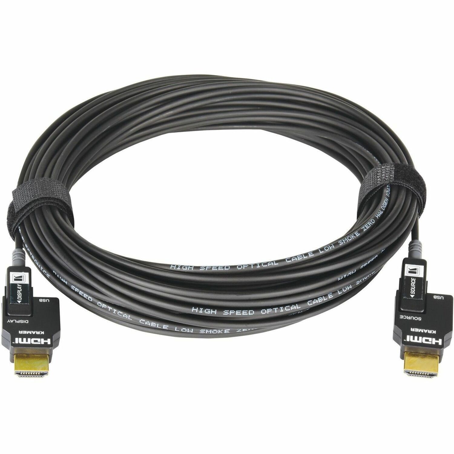 Kramer Active Optical 4K Pluggable HDMI Cable - Low Smoke & Halogen Free