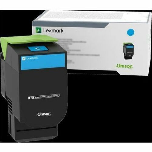 Lexmark High Yield Laser Toner Cartridge - Cyan - 1 Pack