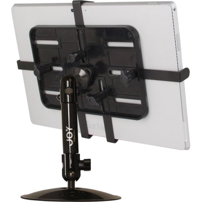 The Joy Factory Unite M Universal Tablet Carbon Fiber Desk Stand for 7'' to 12" Screen Size Tablet Surface Pro 3/4 Compatible, Support tablet with case up to 1 inch thickness
