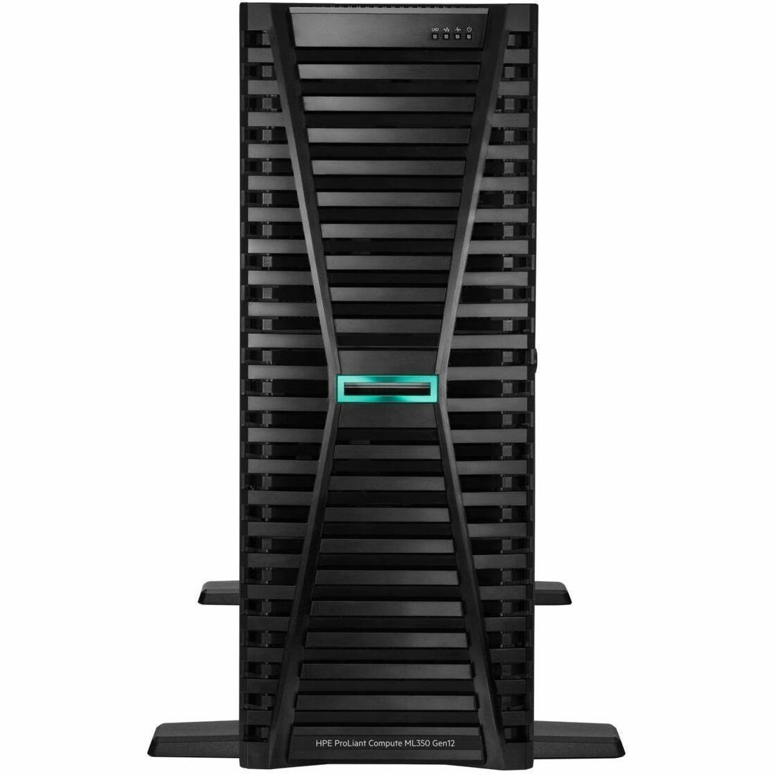 HPE ProLiant Compute ML350 Gen12 4U Tower Server - 1 x Intel Xeon 6515P 2.30 GHz - 64 GB RAM - 960 GB SSD - (2 x 480GB) SSD Configuration - Serial ATA/600, 12Gb/s SAS, NVMe Controller