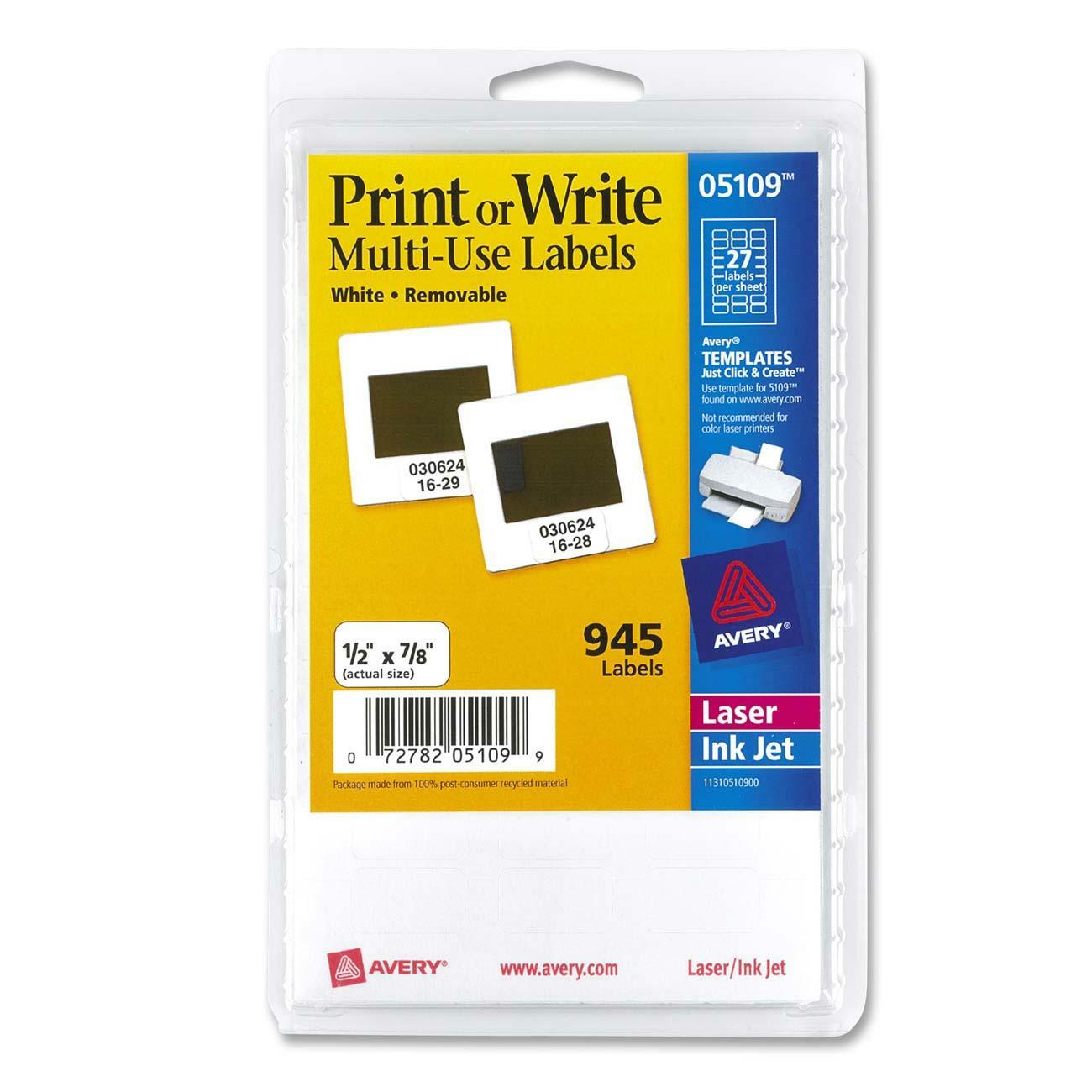 Avery&reg; Print or Write Multipurpose Labels