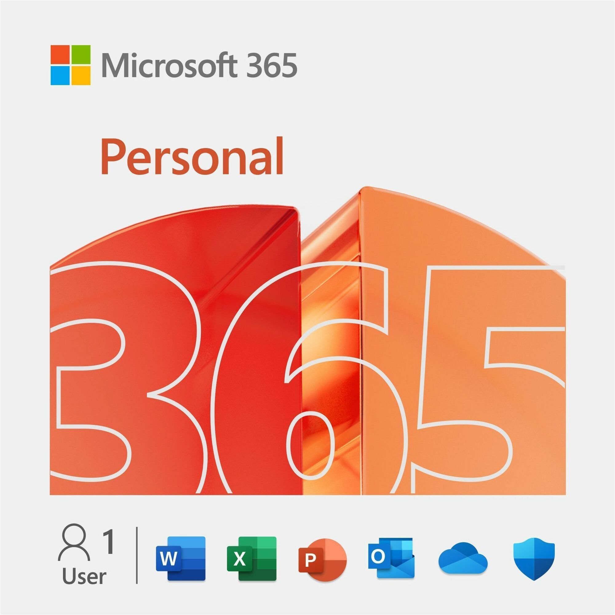 Microsoft 365 Personal AllLng Sub PK1YR Online NA Only DwnLd C2R NR