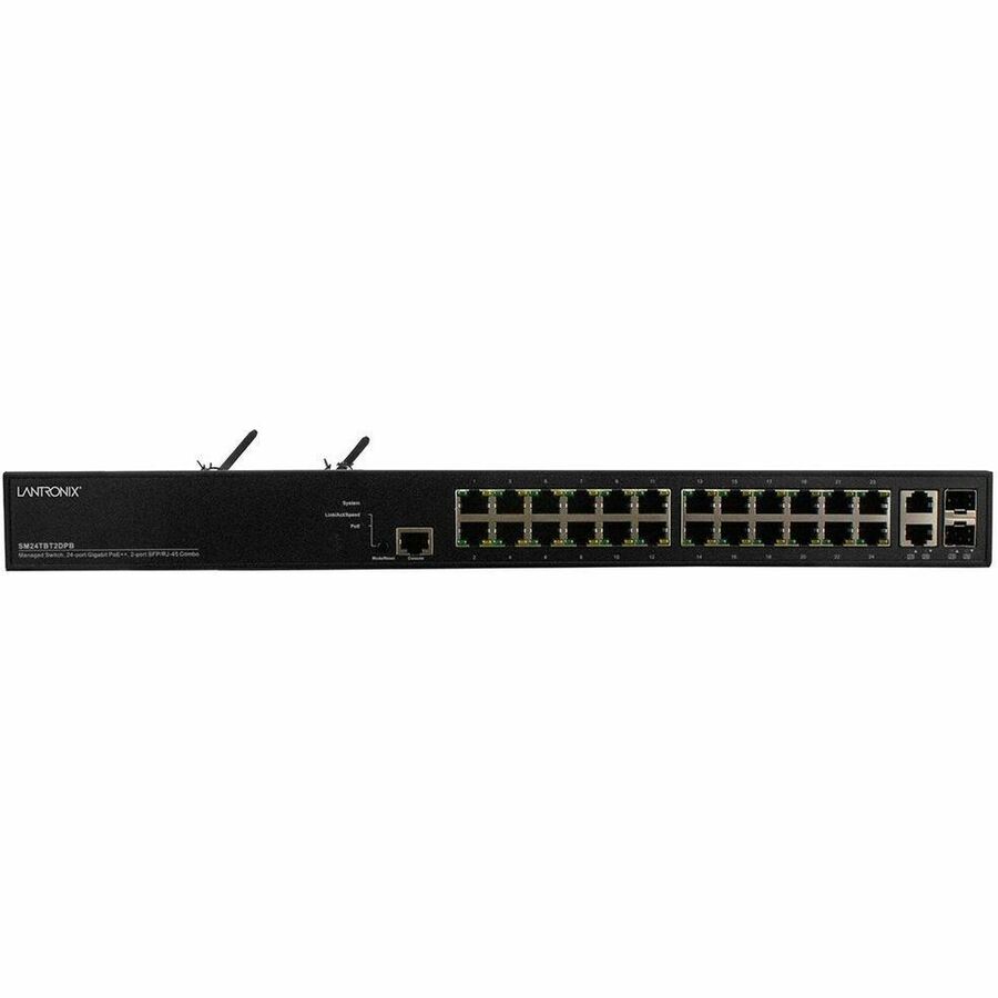 Lantronix SM24TBT2DPB-2XPS Ethernet Switch