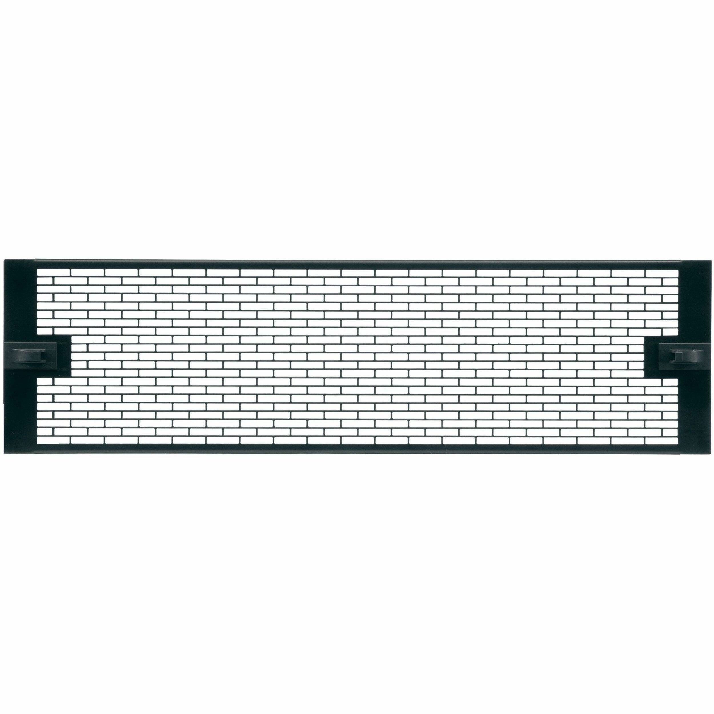 Middle Atlantic Forward 3RU Tool-Less Vented Rack Panel - Perforated with 74% Open Area - Flanged