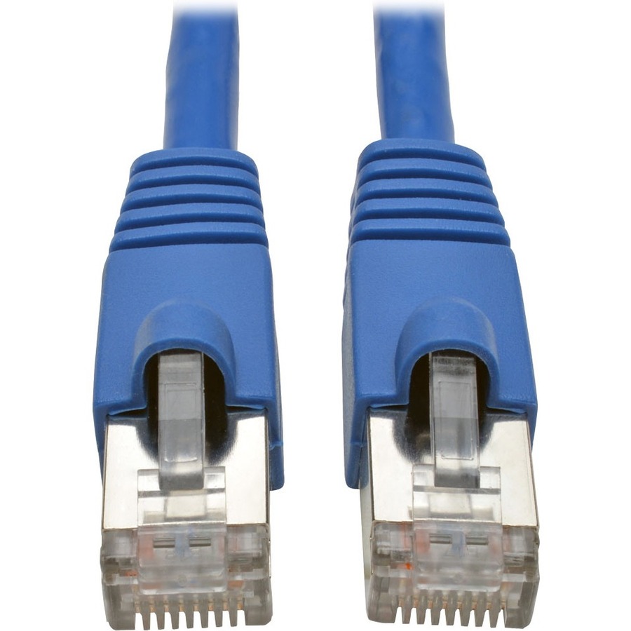 Tripp Lite by Eaton Cat6a 10G Snagless Shielded STP Ethernet Cable (RJ45 M/M) PoE Blue 20 ft. (6.09 m)