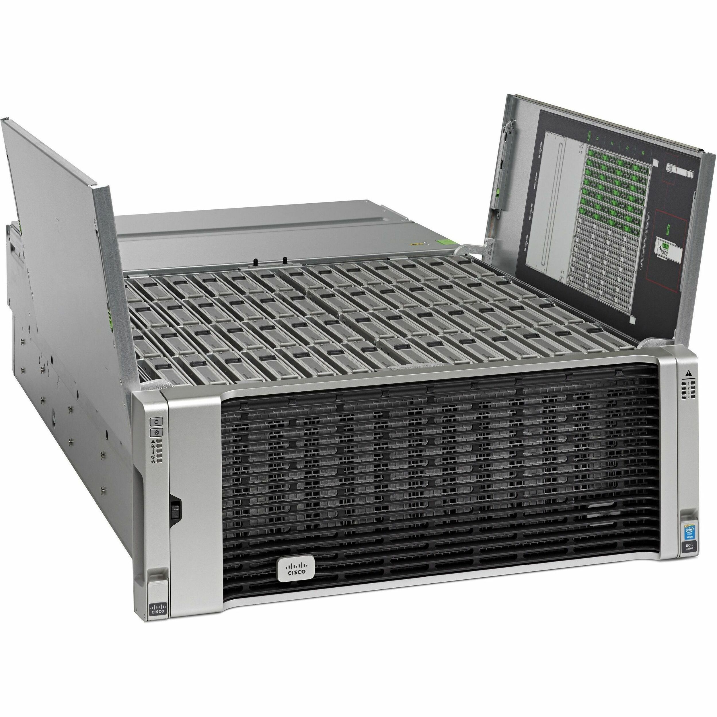 Cisco C3160 4U Rack Server - 2 x Intel Xeon E5-2620 v2 2.10 GHz - 256 GB RAM - 240 GB SSD - (2 x 120GB) SSD Configuration - 12Gb/s SAS, Serial ATA/600 Controller