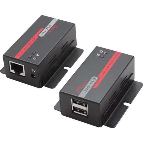 Hall U22-160 USB 2.0 over UTP Extender with 2-Port Hub