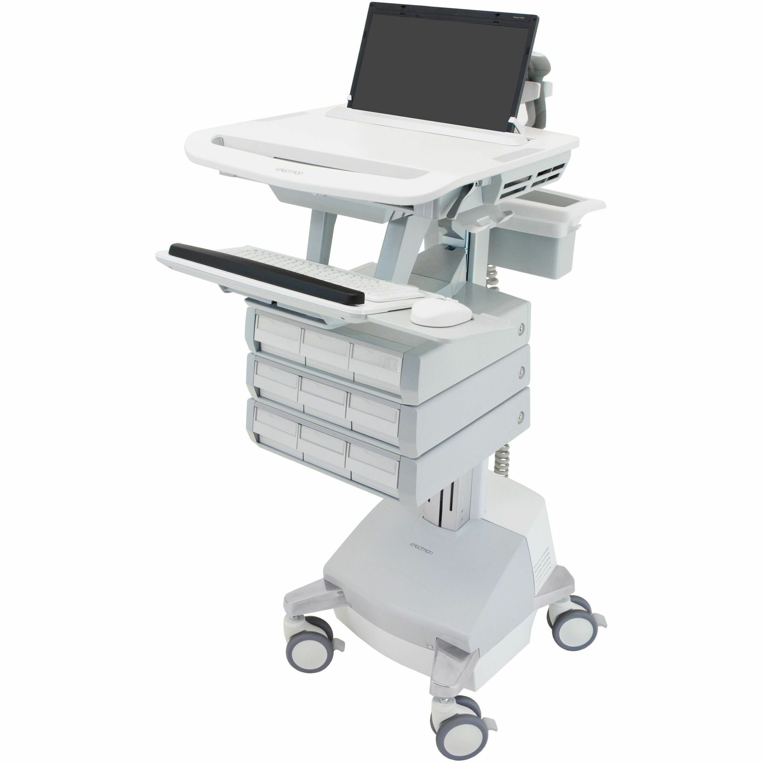 Ergotron StyleView Laptop Cart, SLA Powered, 9 Drawers (3x3), US/CA/MX