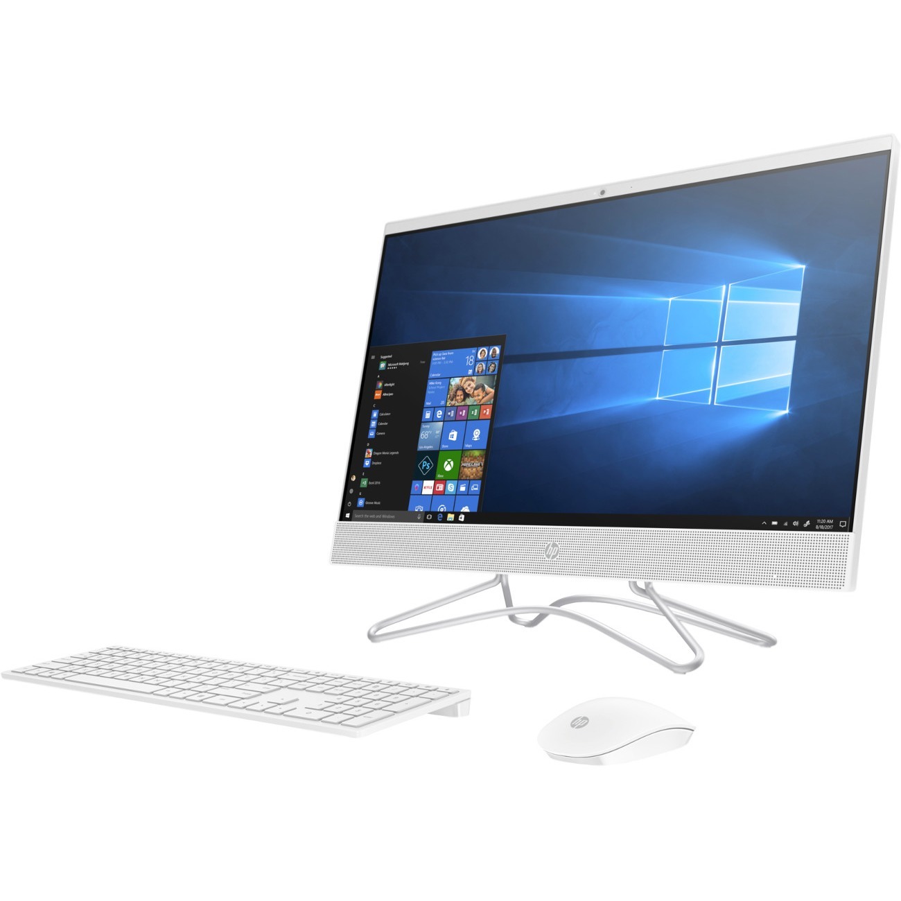 HP 24-f0000 24-f0060 All-in-One Computer - Intel Core i5 8th Gen i5-8250U - 12 GB - 1 TB HDD - 23.8" Touchscreen - Desktop
