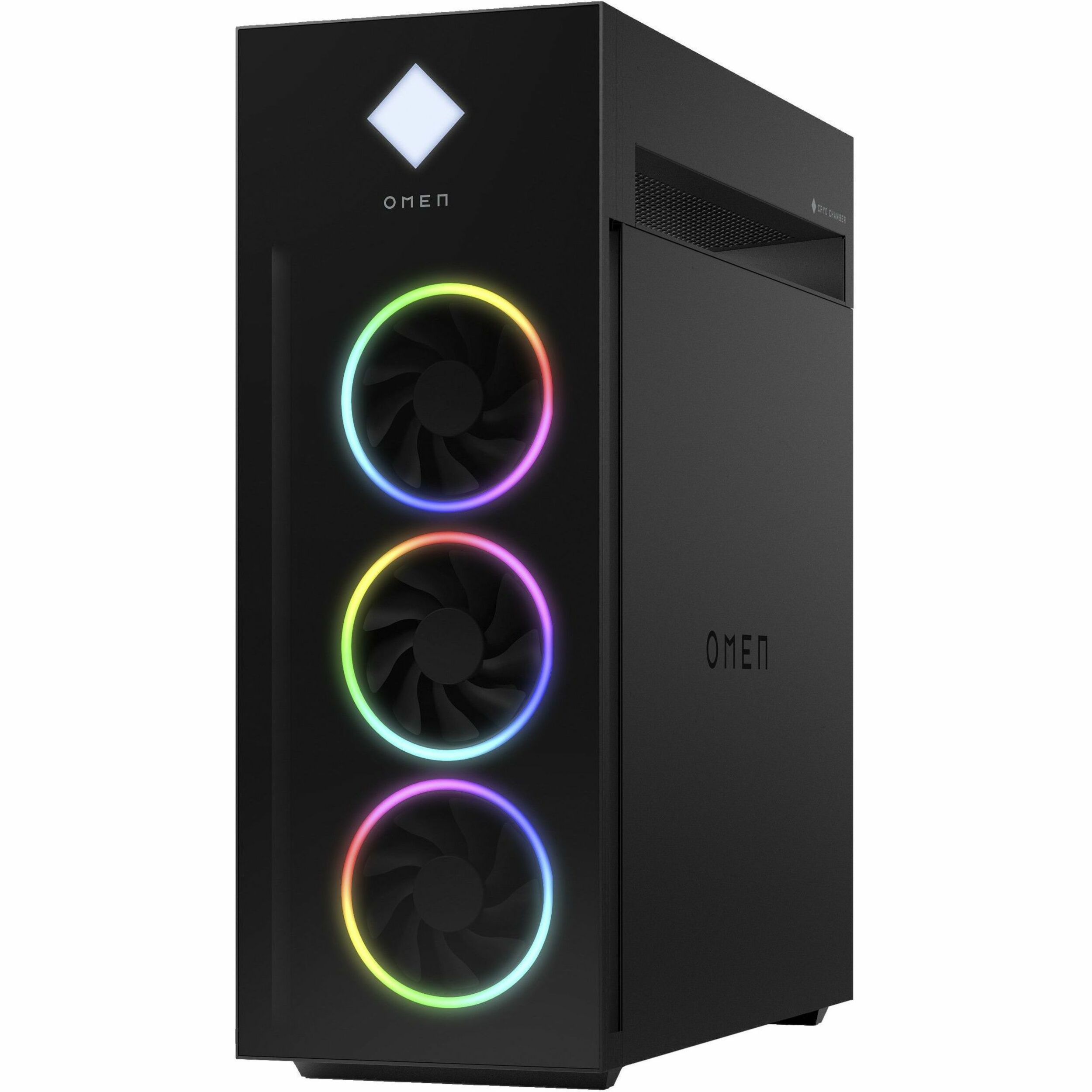 OMEN GT22-1000i GT22-1080 Gaming Desktop Computer - Intel Core i7 13th Gen i7-13700KF - 32 GB - 1 TB SSD - Tower - Black, Dark Chrome