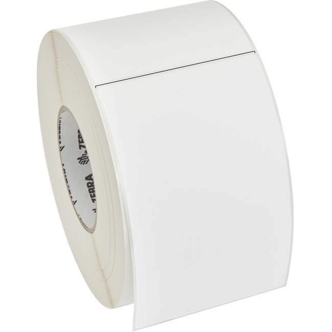 Zebra Label Paper 4 x 6.5in Direct Thermal Zebra Z-Perform 2000D 3 in core