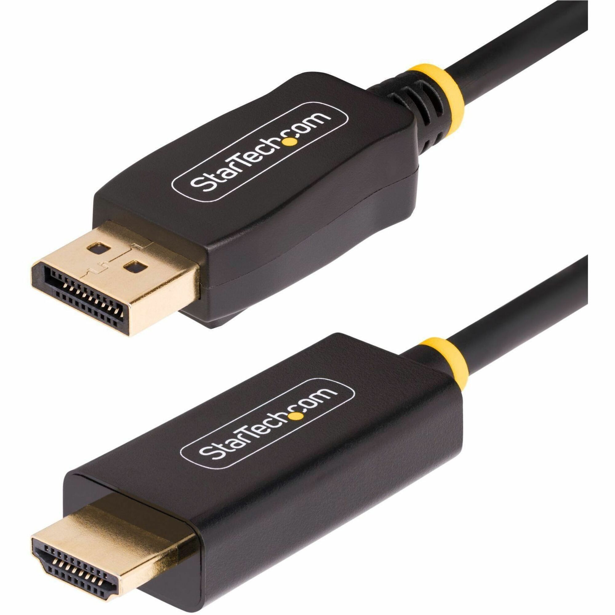 StarTech 3m DisplayPort to HDMI Adapter Cable, 4K 60Hz with HDR, DP to HDMI 2.0b Cable, Active Video Converter