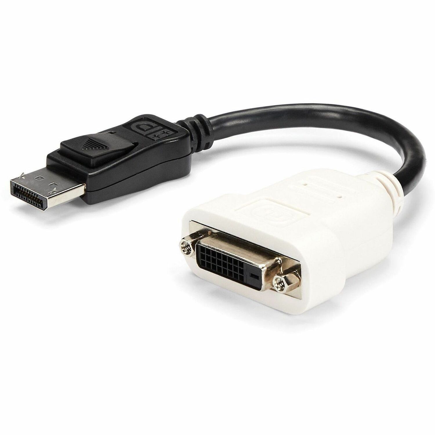 StarTech DisplayPort to DVI Adapter, DisplayPort to DVI-D Adapter/Video Converter 1080p, DP 1.2 to DVI Monitor, Latching DP Connector