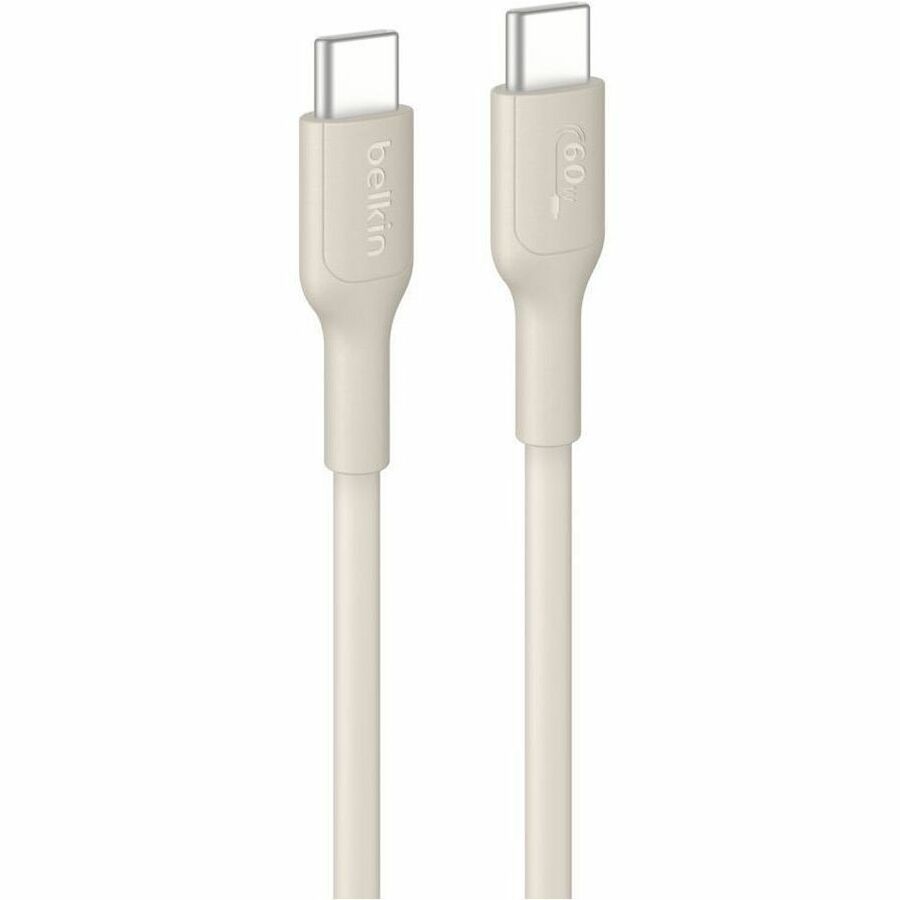 Belkin USB-C to USB-C Cable 60W, 6.6ft/2m, Sand