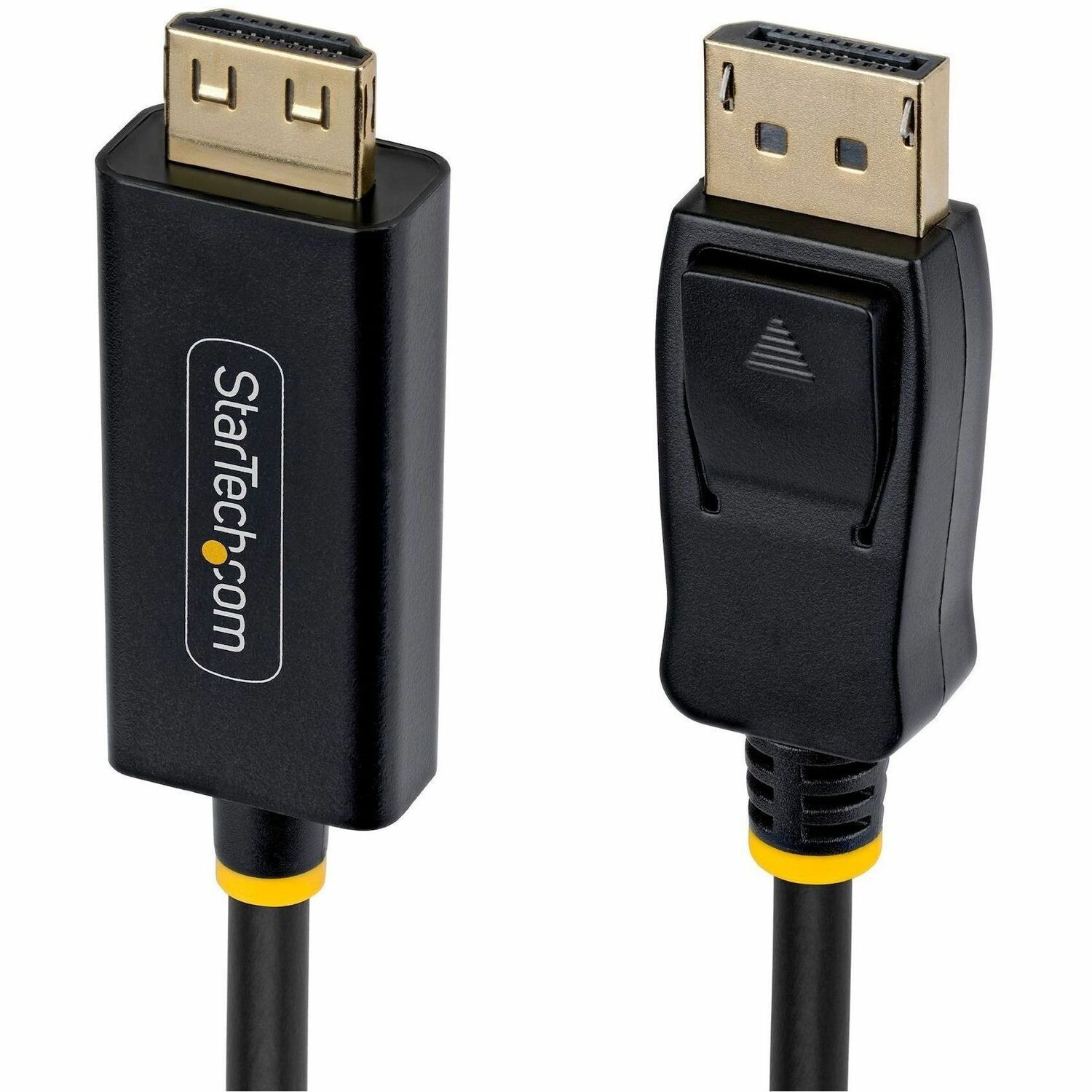StarTech 2m DisplayPort to HDMI Adapter Cable with Gripping Connector, 4K 60Hz, HDR, Uni-directional DP to HDMI Video Converter