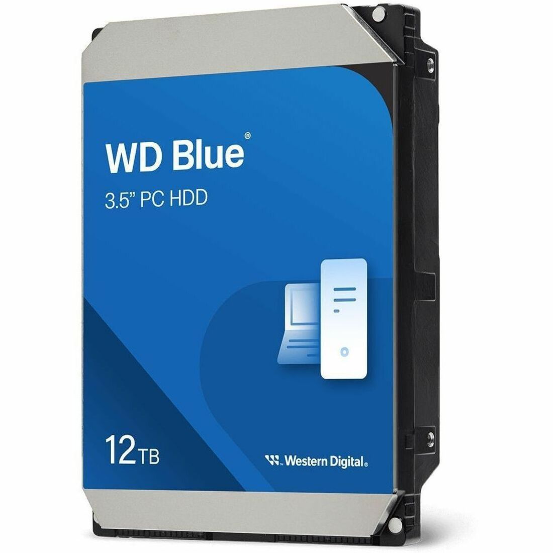 WD Blue WD120EAGZ 12 TB Hard Drive - 3.5" Internal - SATA (SATA/600) - Conventional Magnetic Recording (CMR) Method