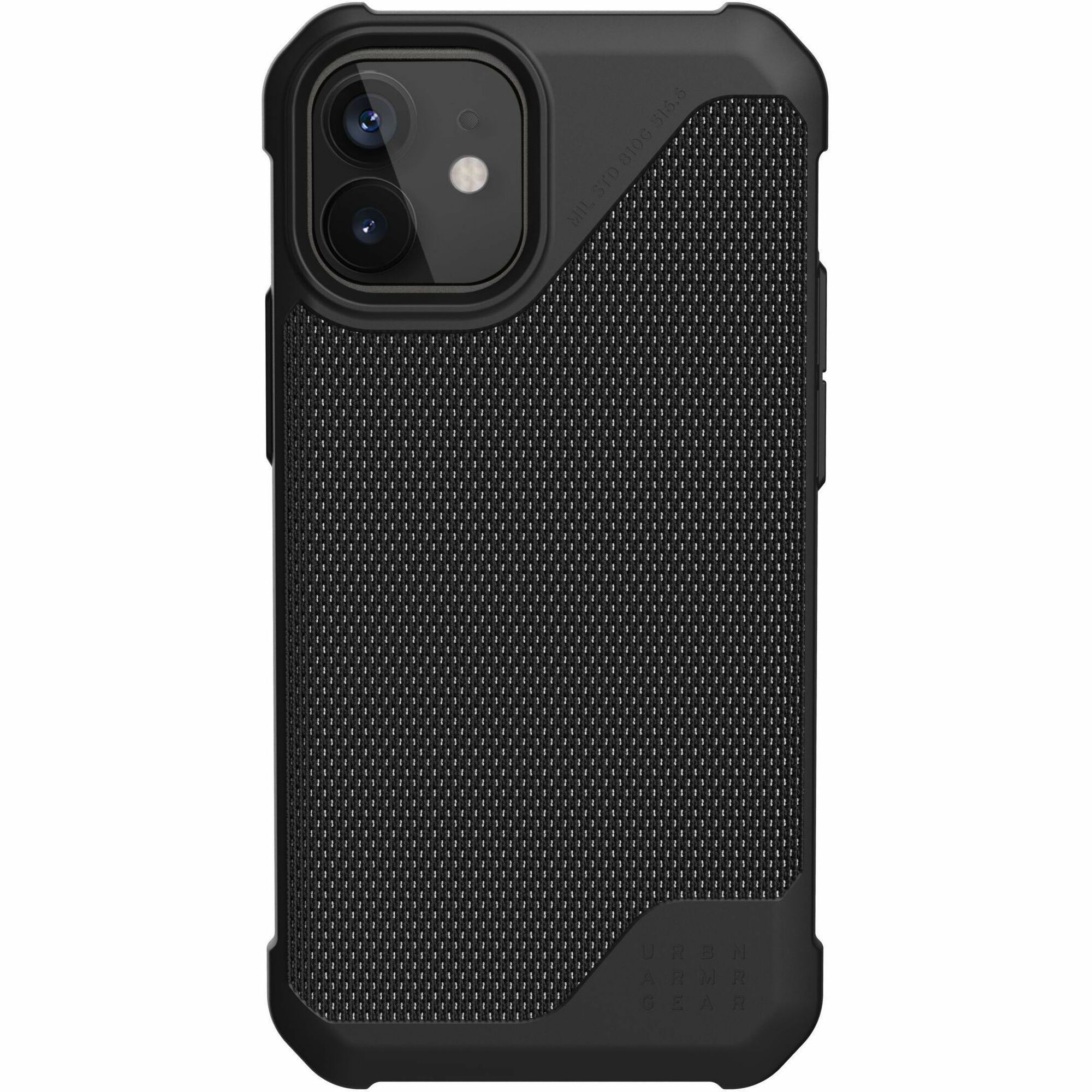 Urban Armor Gear Metropolis LT Series iPhone 12 Mini 5G Case - FIBR ARMR Black