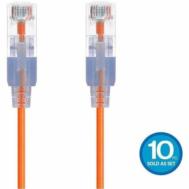 Monoprice SlimRun Patch UTP Category 6a Network Cable