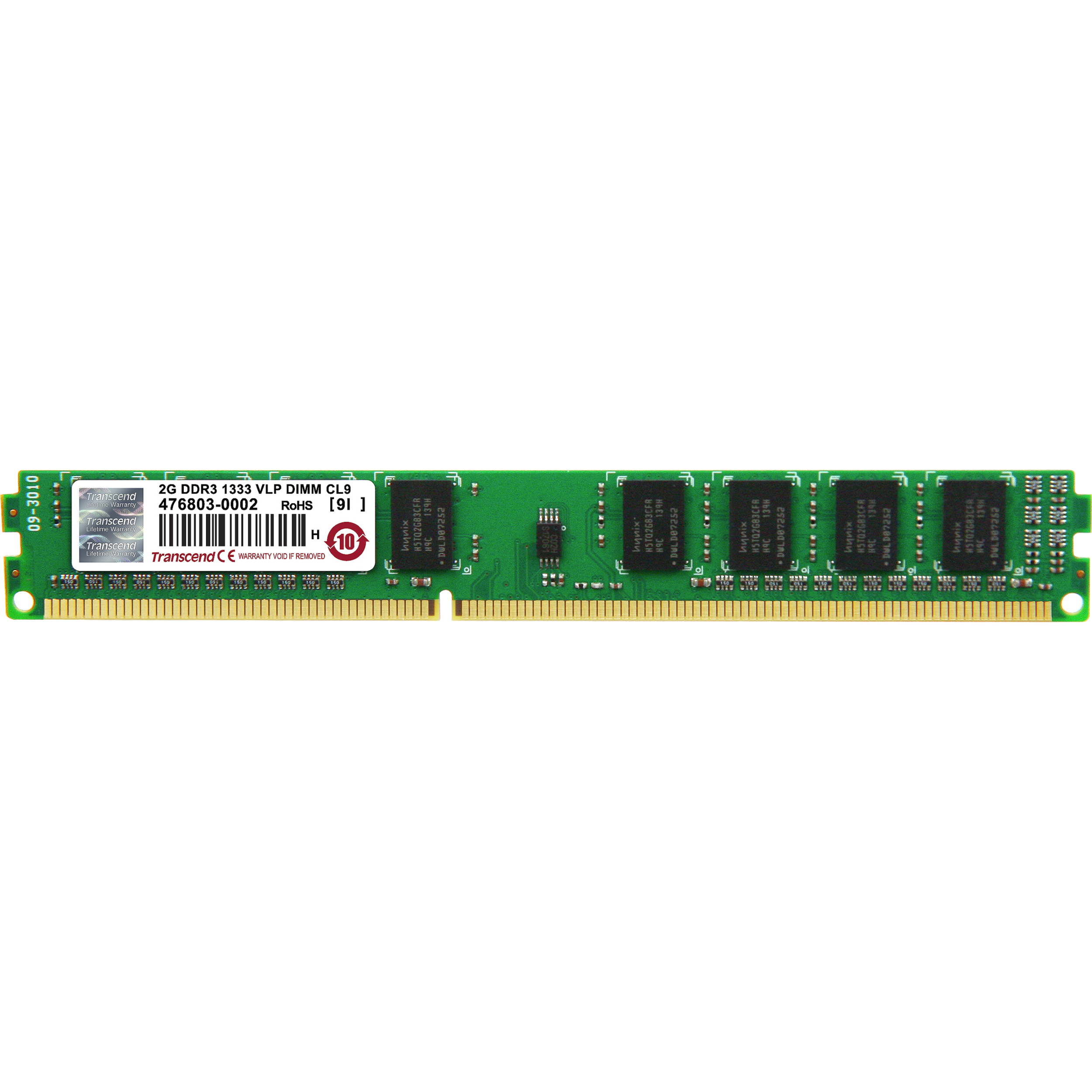 Transcend 2GB DDR3 1333 DIMM 9-9-9 0.74"
