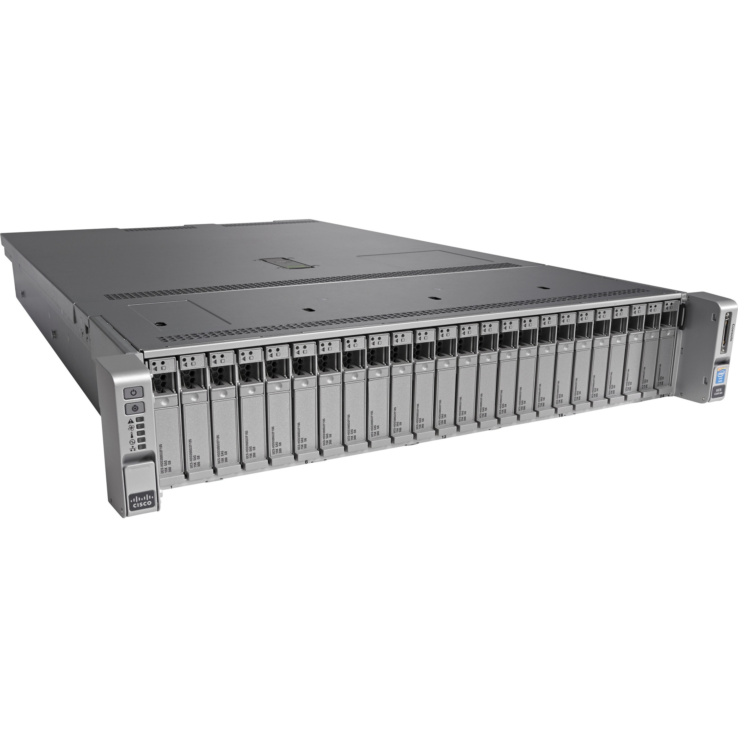 Cisco C240 M4 2U Rack Server - Xeon E5-2620 v3 2.40 GHz - 128 GB RAM - Serial ATA Controller