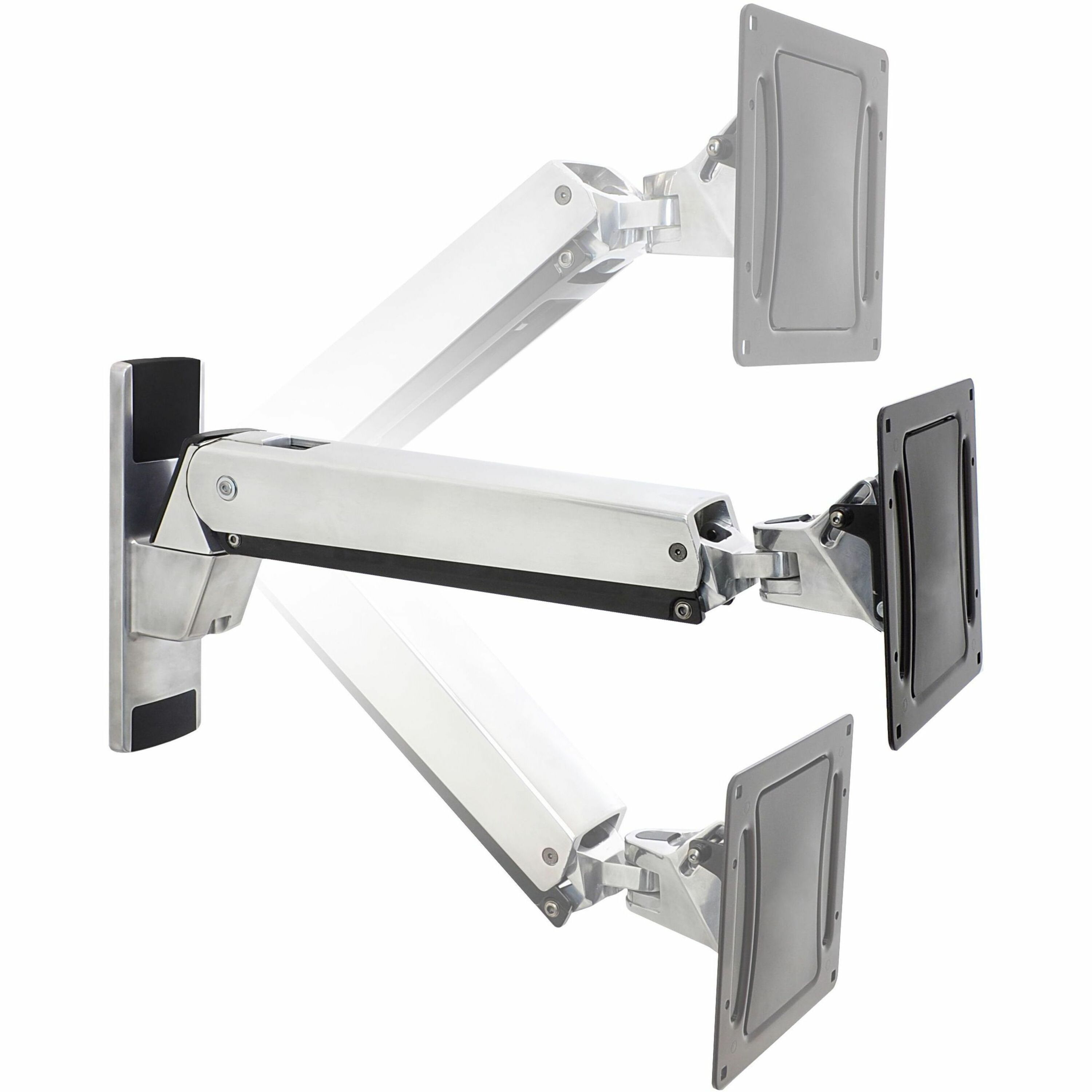 Ergotron Interactive Mounting Arm for TV, Display, Monitor - Polished Aluminum
