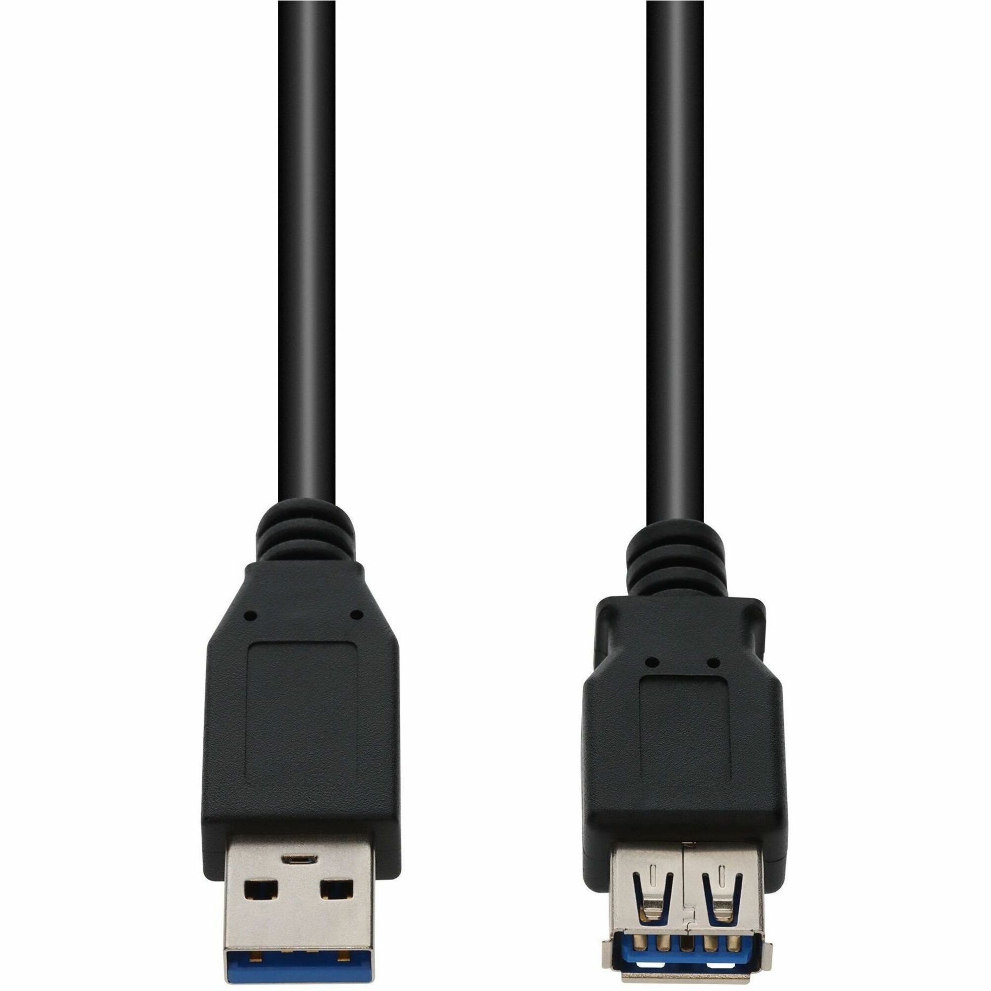 AddOn 15ft USB A 3.0 (Male) to USB A 3.0 (Female) Black Cable, 5Gbps