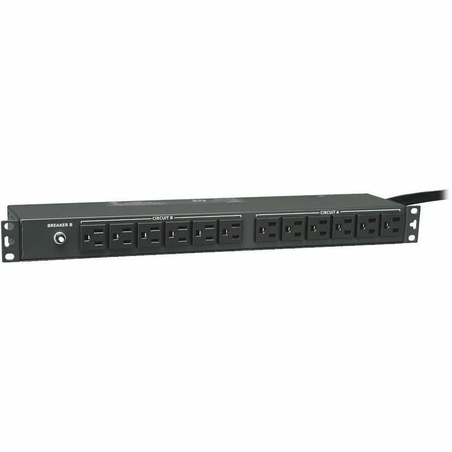 Tripp Lite by Eaton PDU 2.9kW Single-Phase 120V Basic PDU 24 NEMA 5-15R Outlets NEMA L5-30P Input 15 ft. (4.57 m) Cord 1U Rack-Mount
