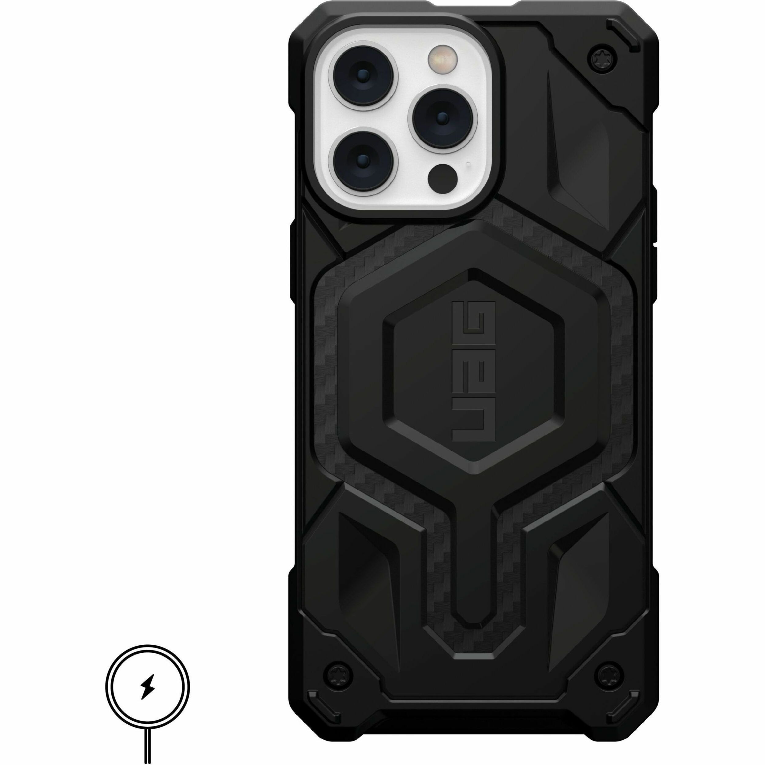 Urban Armor Gear Monarch Pro iPhone 14 Pro Max Case - Carbon Fiber