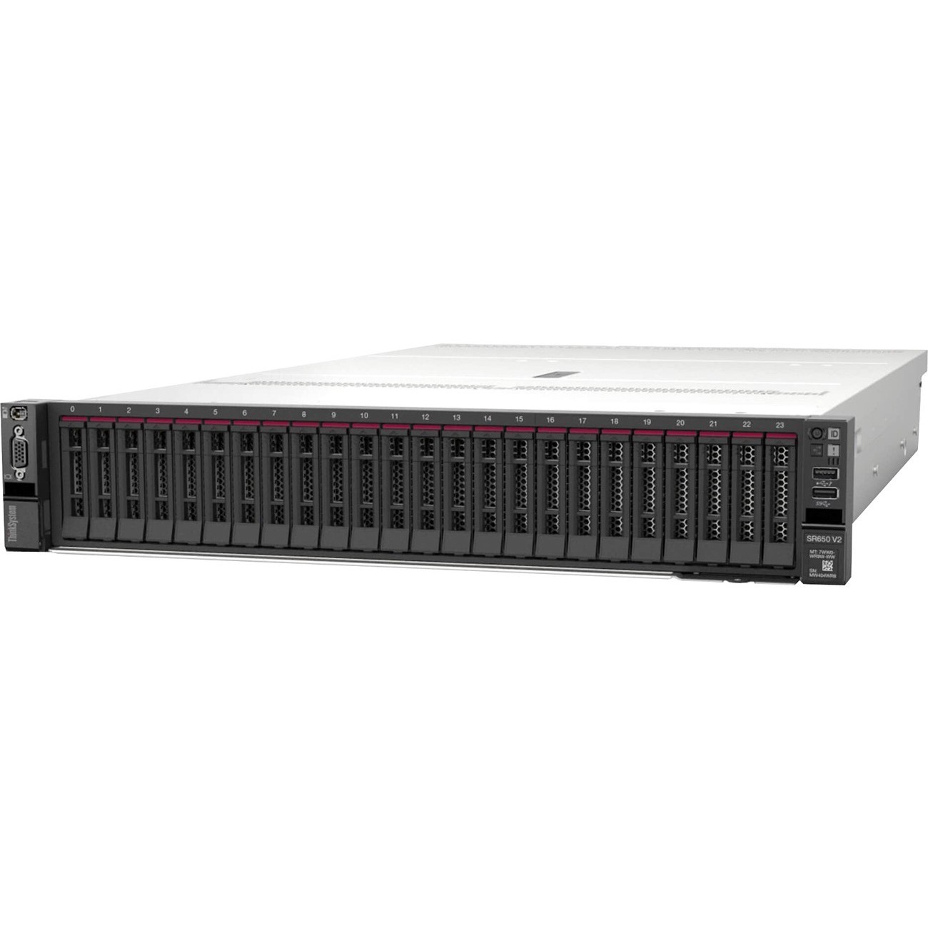 Lenovo ThinkSystem SR650 V2 7Z73A03NNA 2U Rack Server - 1 Xeon Silver 4314 2.40 GHz - 32 GB RAM - Serial ATA/600, 12Gb/s SAS Controller
