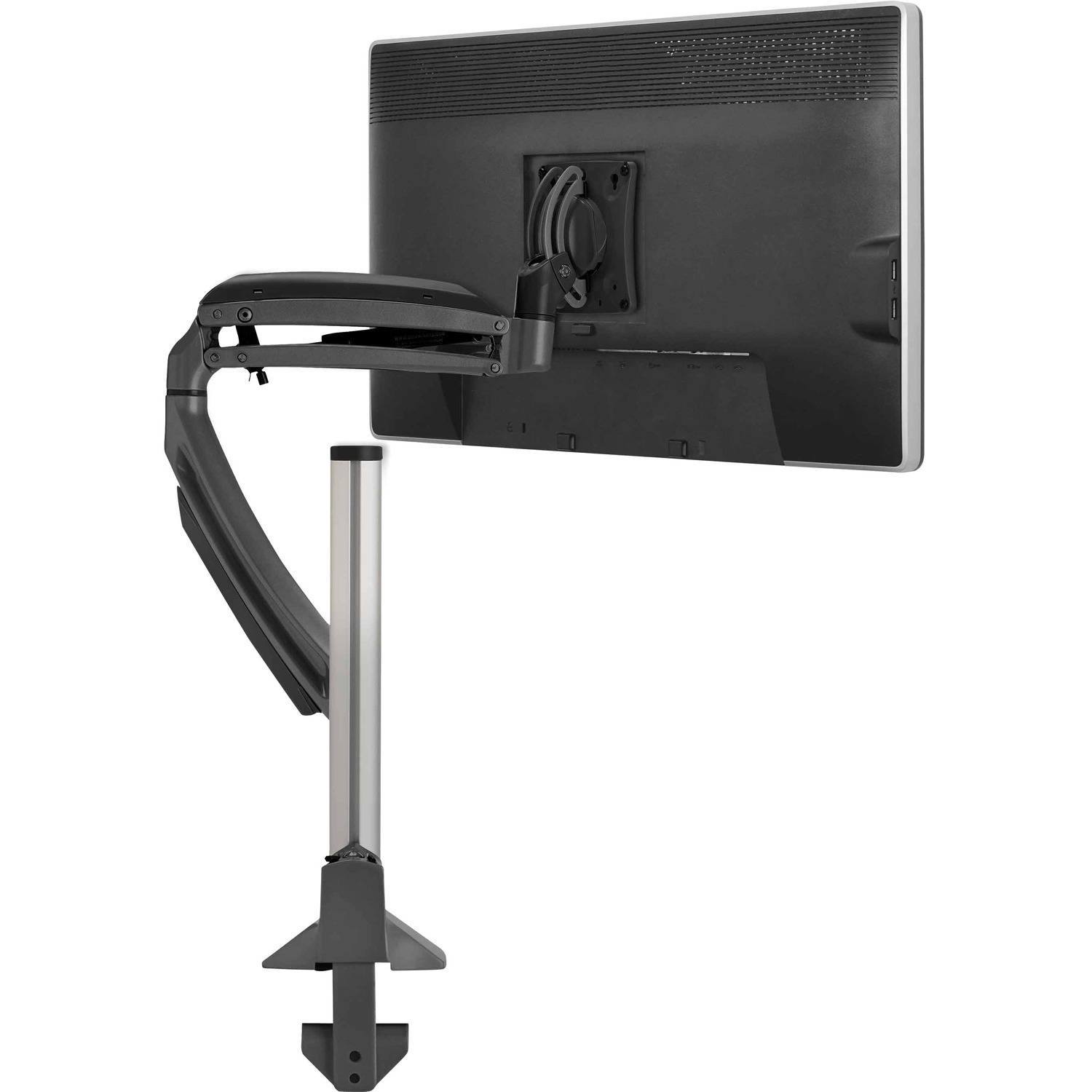 Chief Kontour Dynamic Single Monitor Arm Desk Mount - For Displays 10-38" - Black