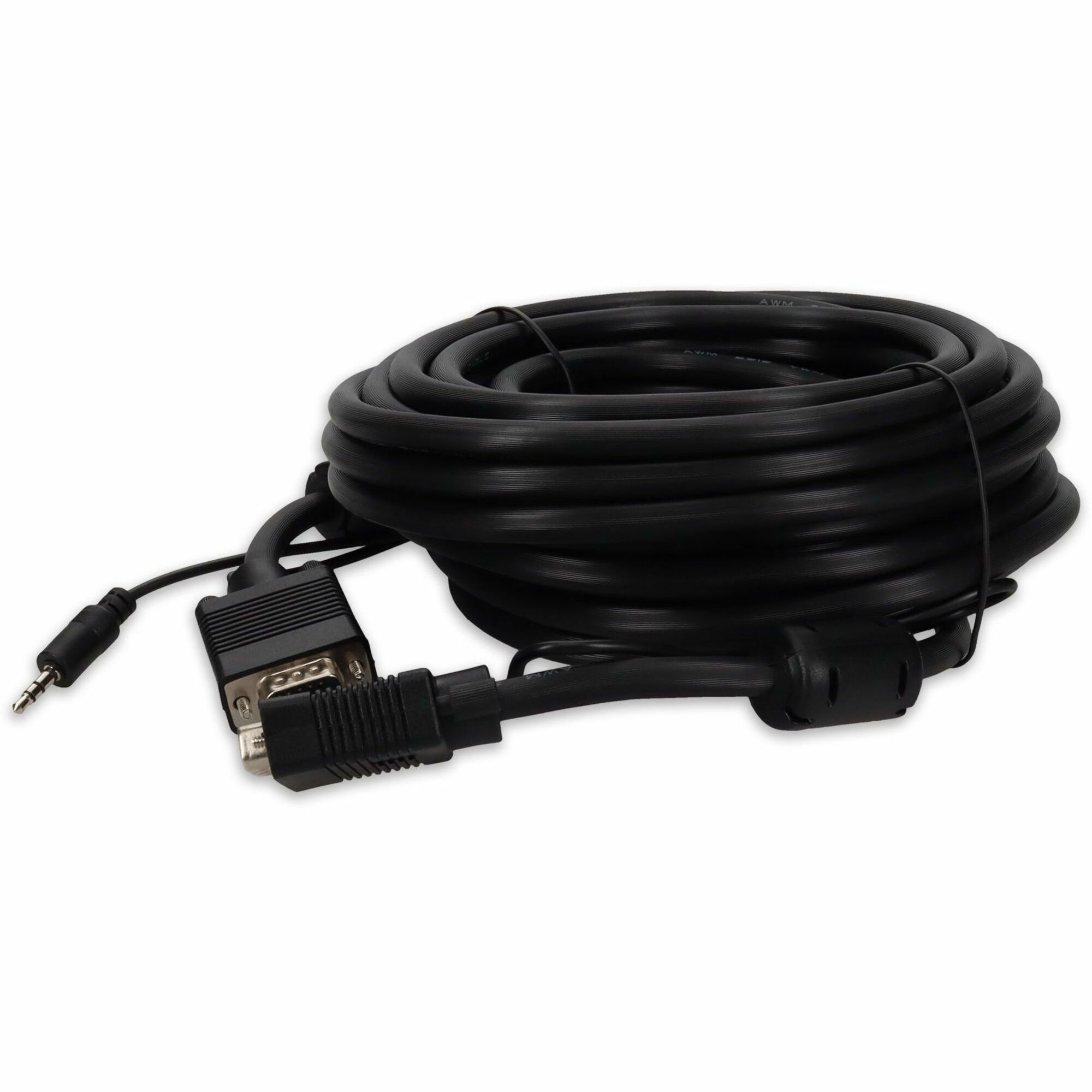 AddOn 35ft VGA Male to VGA Male Black Cable For Resolution Up to 1920x1200 (WUXGA)