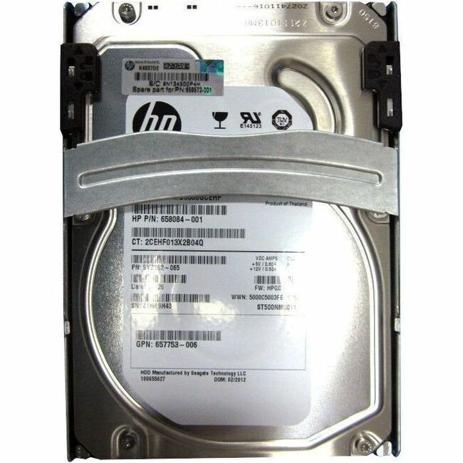 HPE Sourcing Midline 500 GB Hard Drive - 3.5" Internal - SATA (SATA/600)