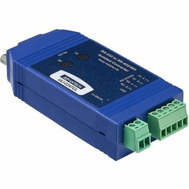 Advantech ULI-224TCL - RS-232 (DB9 Female) to Iso. RS-422/485 (Terminal Block) Converter