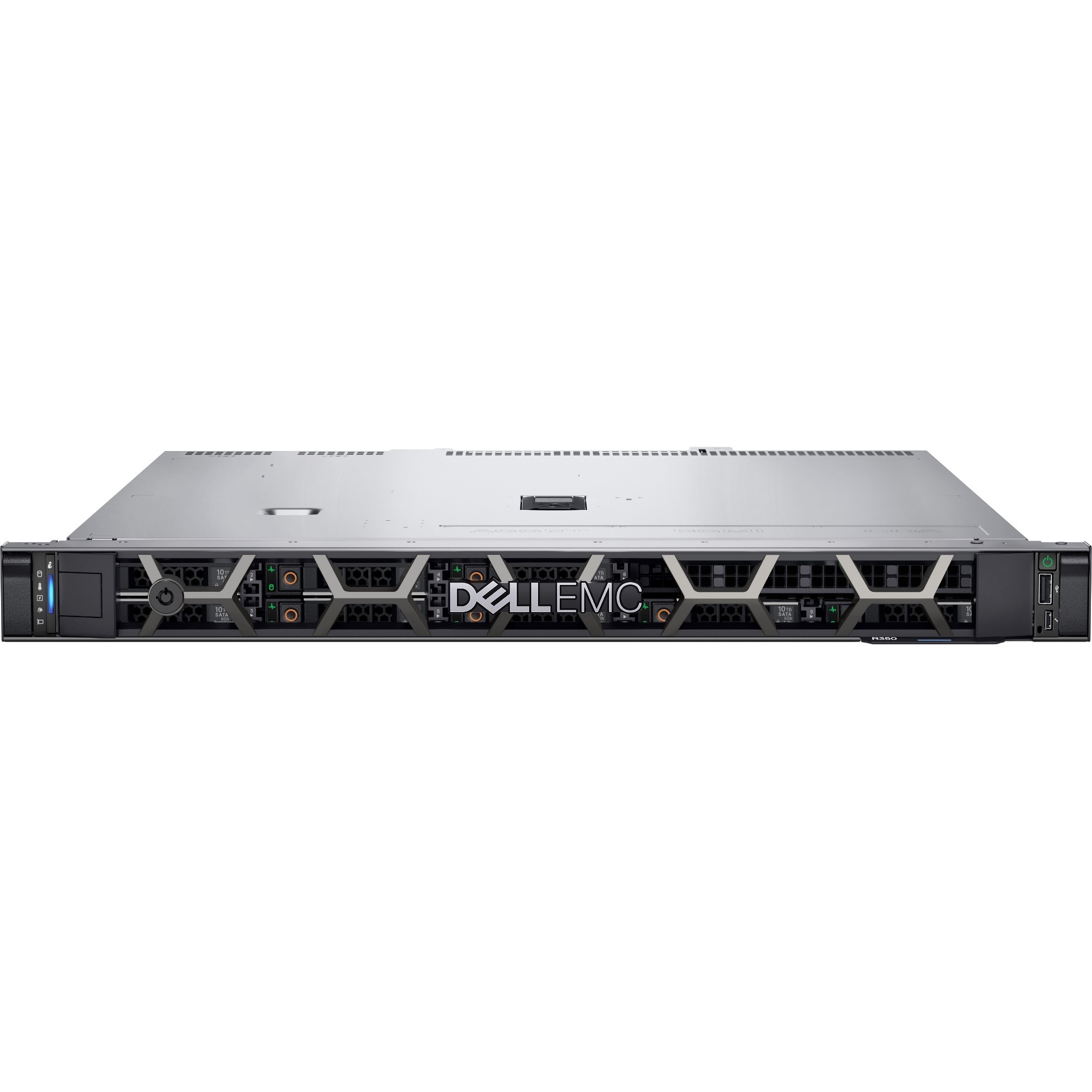 Dell EMC PowerEdge R350 1U Rack-mountable Server - 1 Xeon E-2334 3.40 GHz - 8 GB RAM - 480 GB SSD - 12Gb/s SAS, Serial ATA/600 Controller