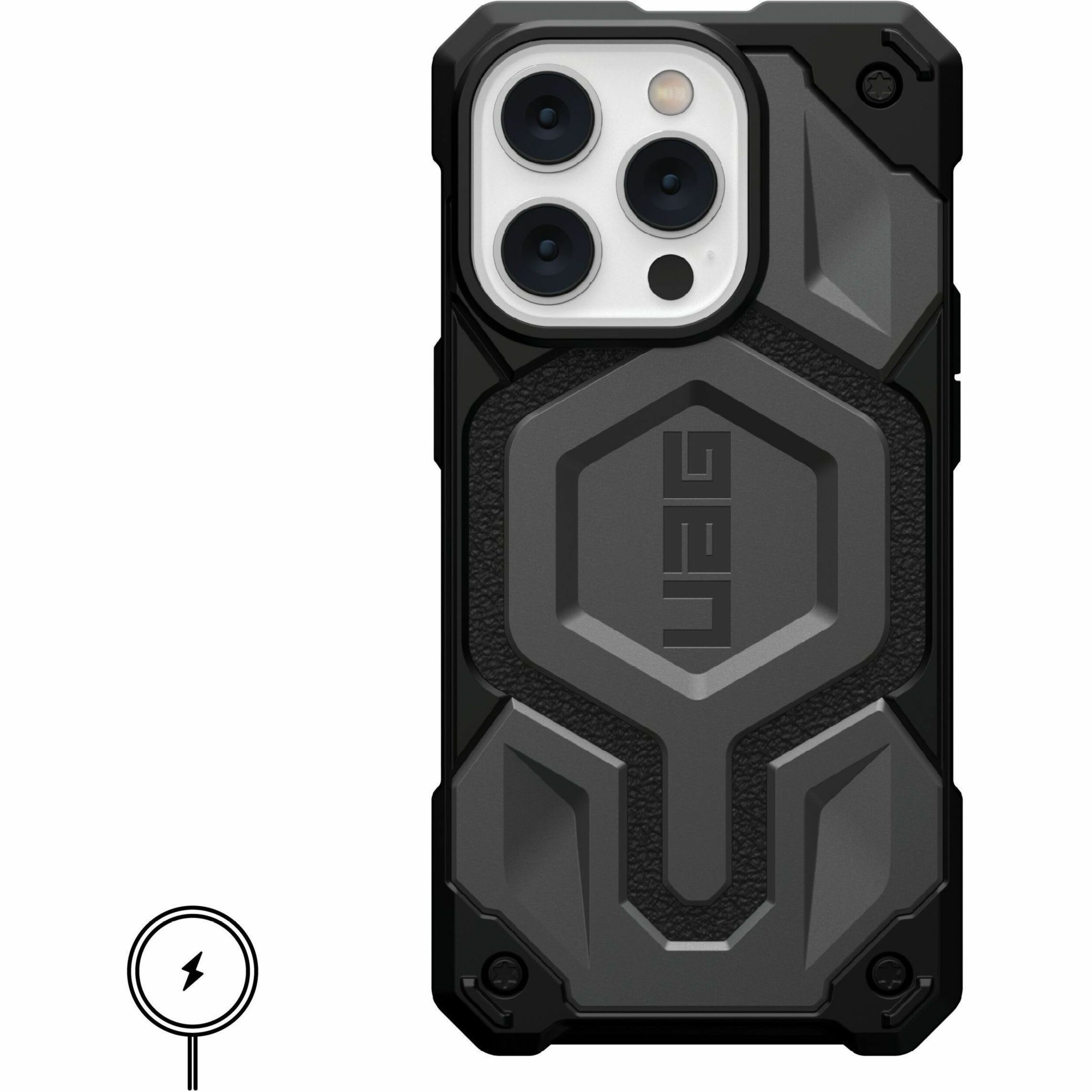 Urban Armor Gear Monarch Pro iPhone 14 Pro Case - Silver